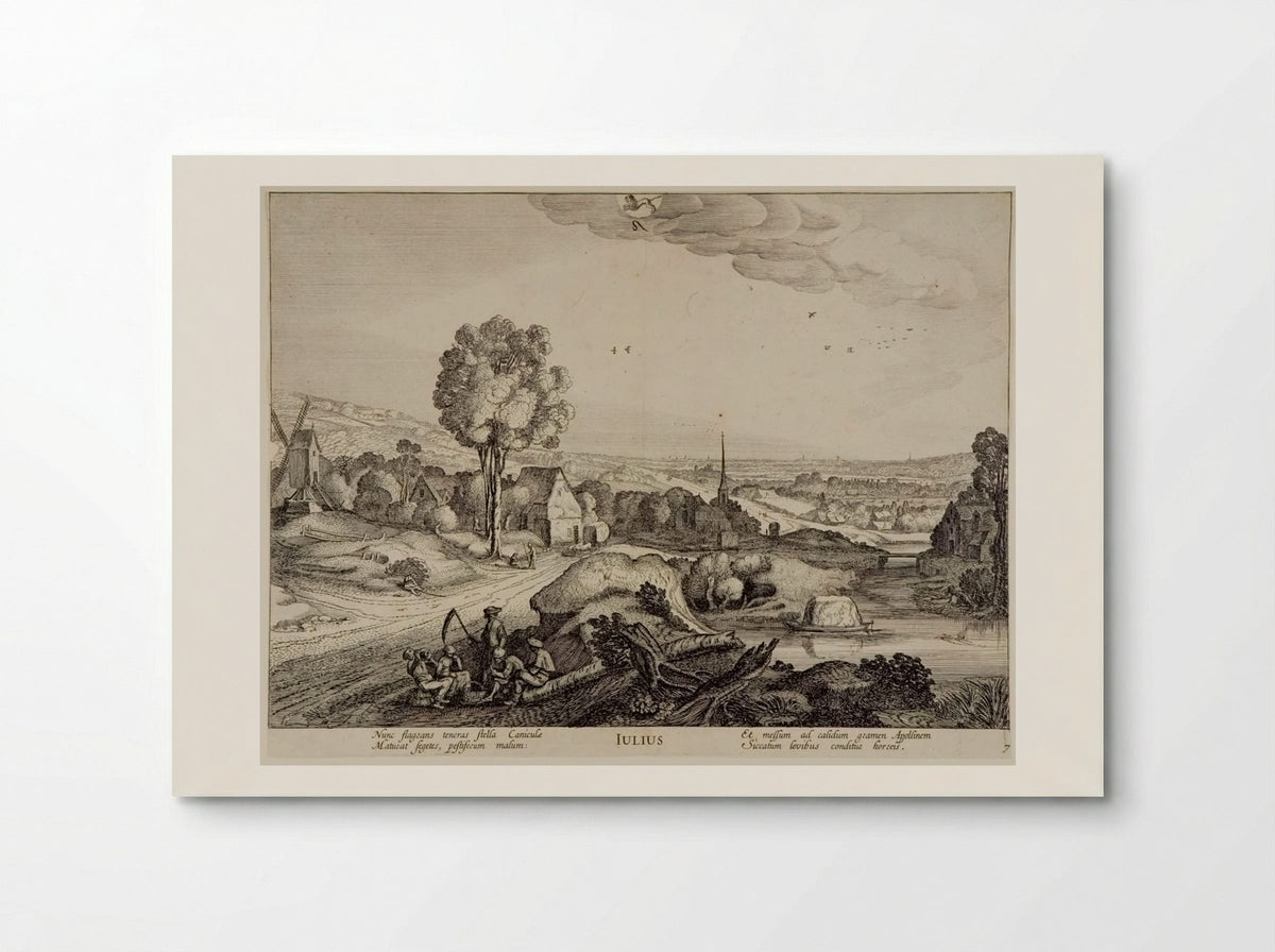 July - Jan van de Velde II - Poster