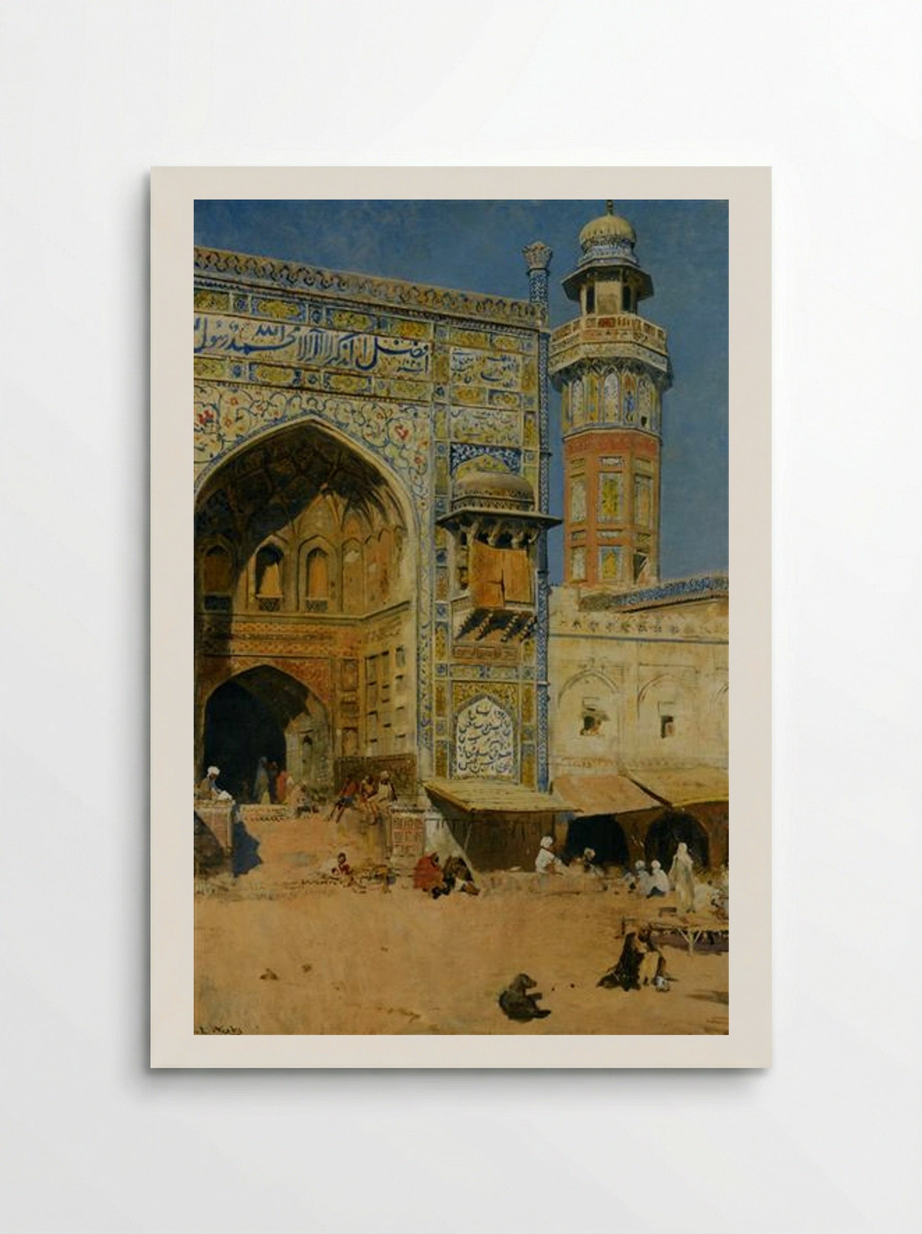 Jumma Musjed, Lahore, India - Edwin Lord Weeks - Poster