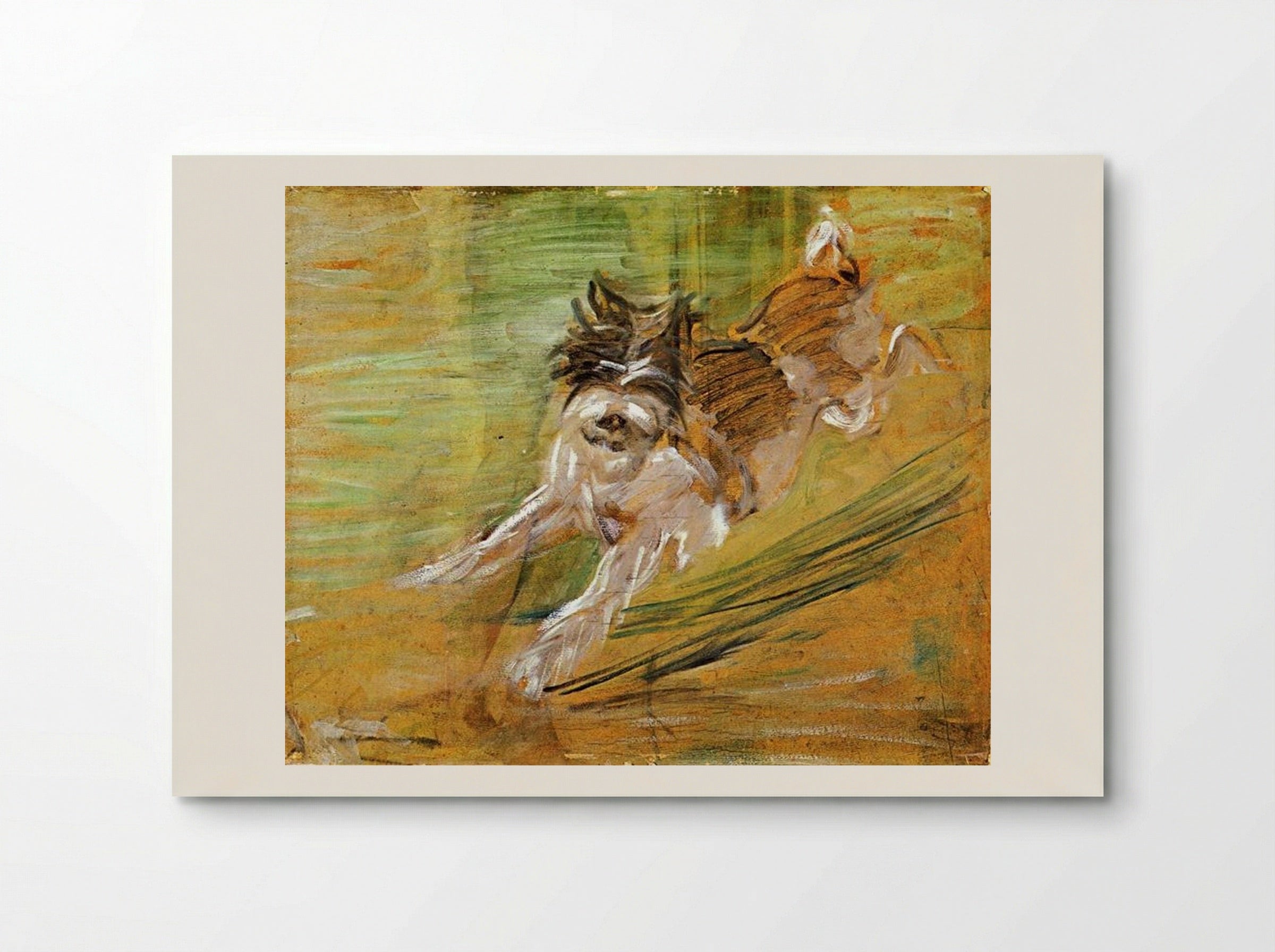 Jumping Dog (Schlick) - Franz Marc - Poster