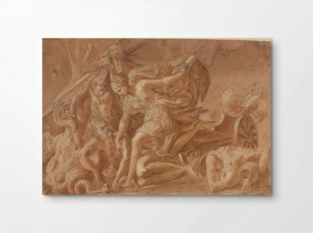 Juno Awakening Sleep (After Primaticcio) - Francesco Primaticcio - Poster