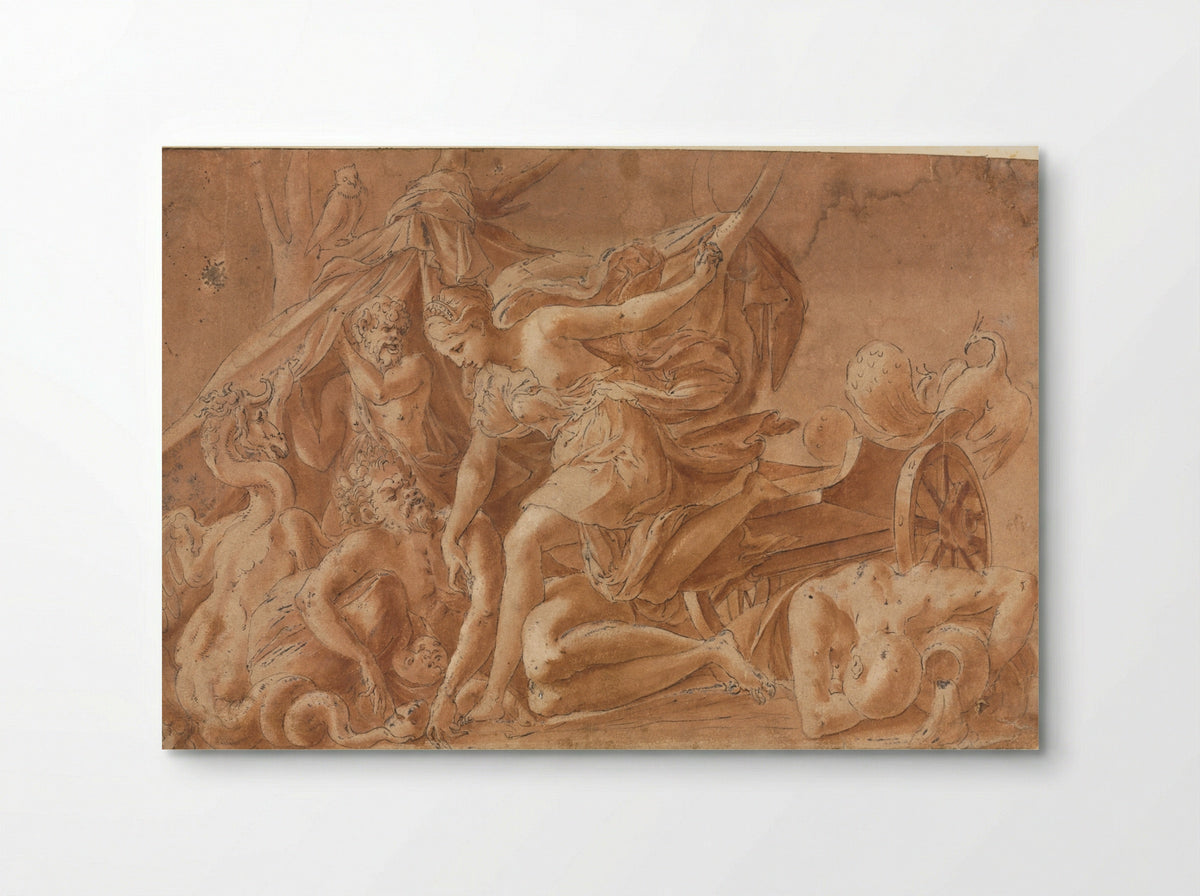 Juno Awakening Sleep (After Primaticcio) - Francesco Primaticcio - Poster