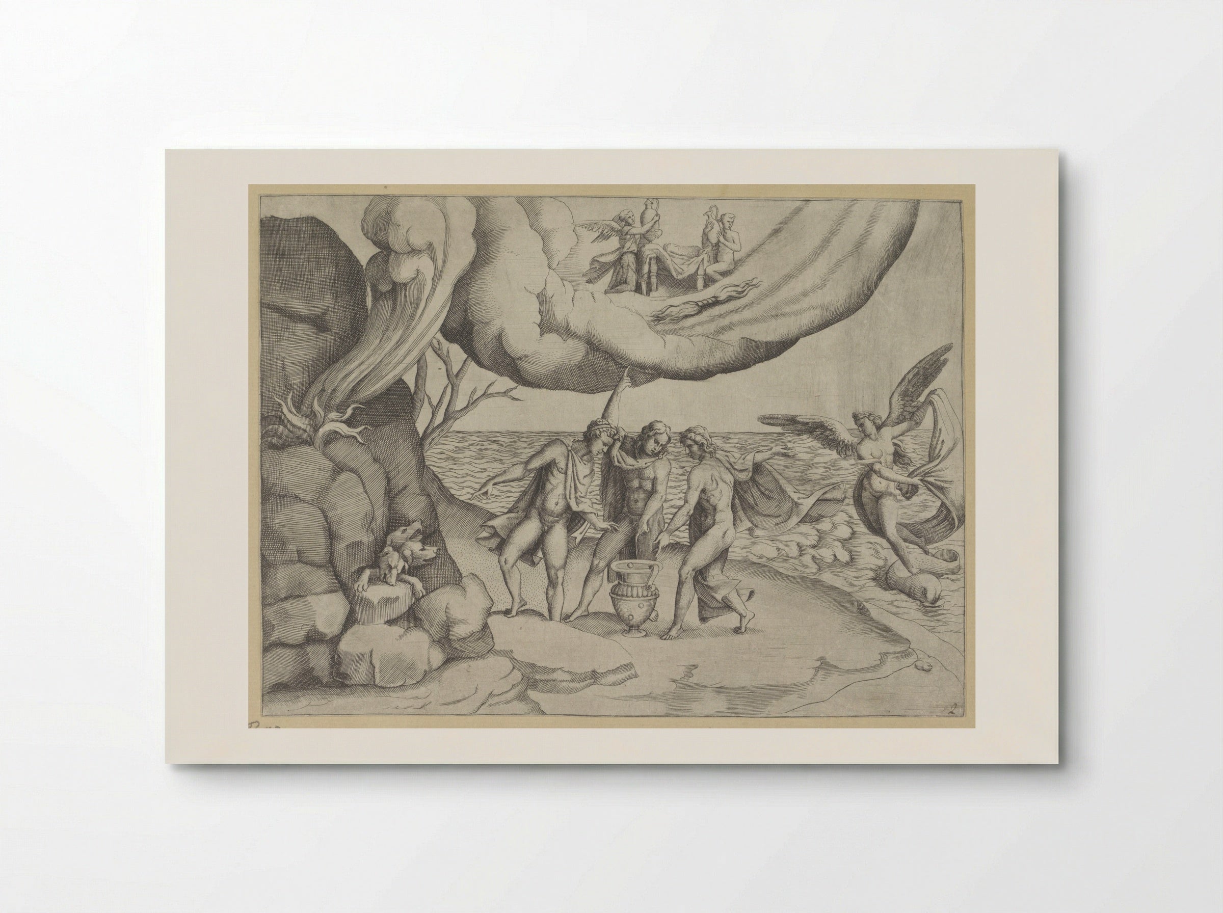 Jupiter, Neptune and Pluto Dividing the Universe - Giulio Bonasone - Poster