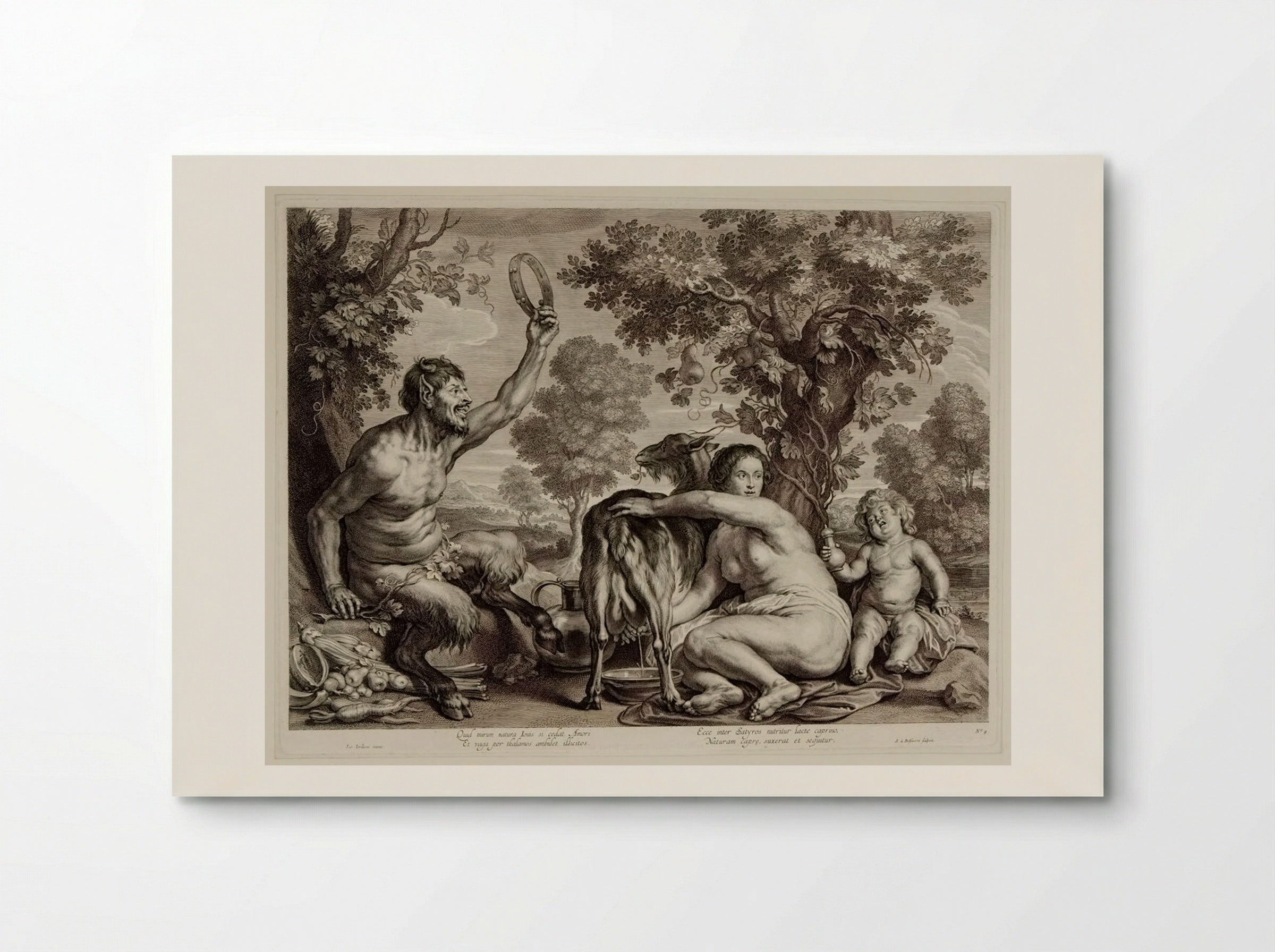Jupiter and Amaltheia - Schelte Adamsz. Bolswert - Poster