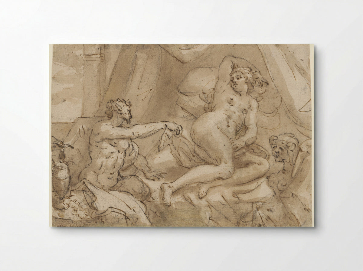 Jupiter and Antiope - Pieter Isaacsz. - Poster