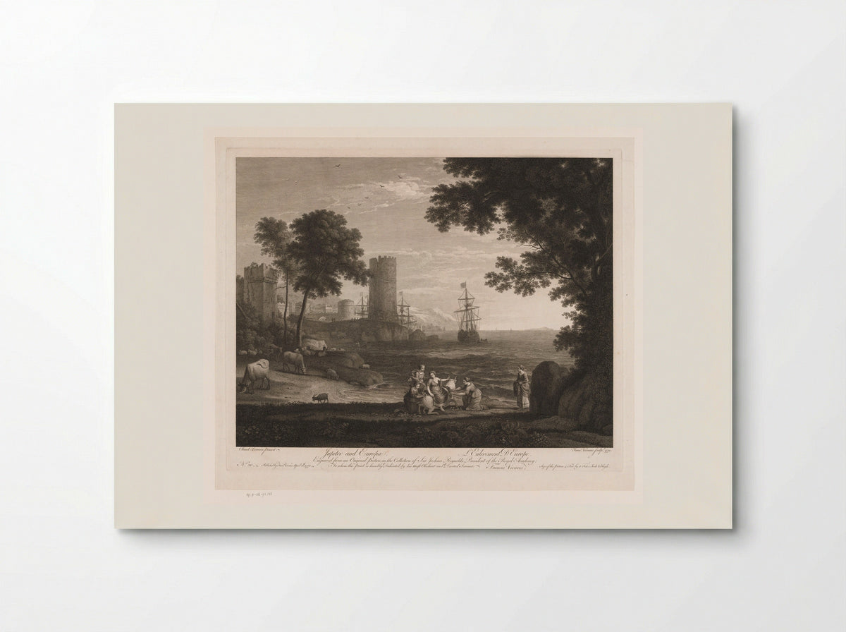 Jupiter and Europa - François Vivares - Poster