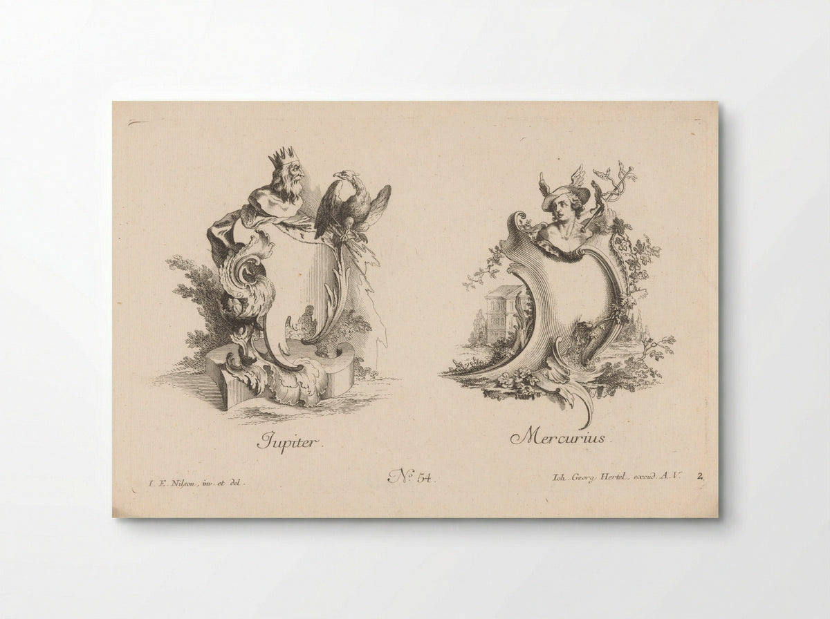 Jupiter and Mercury - Jakob Wangner - Poster