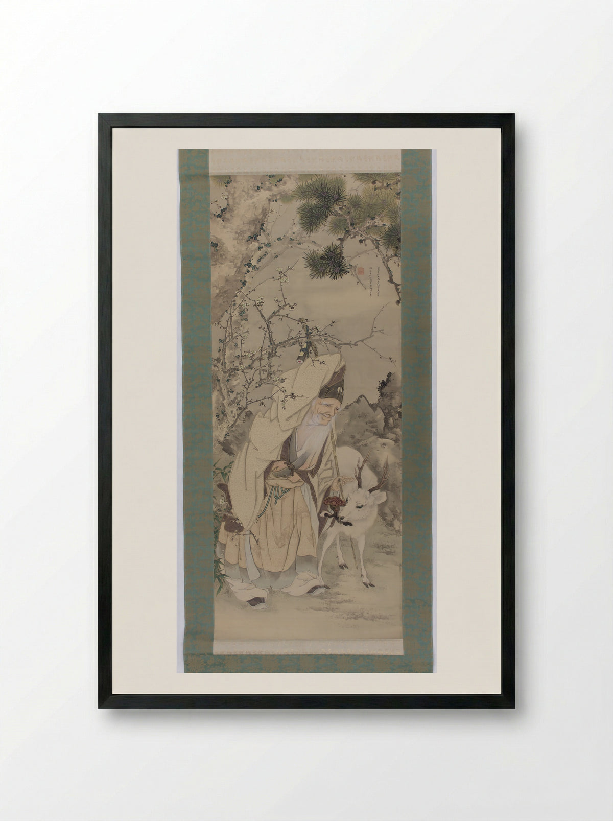 Jurōjin - Gan Ku - Framed Print Black