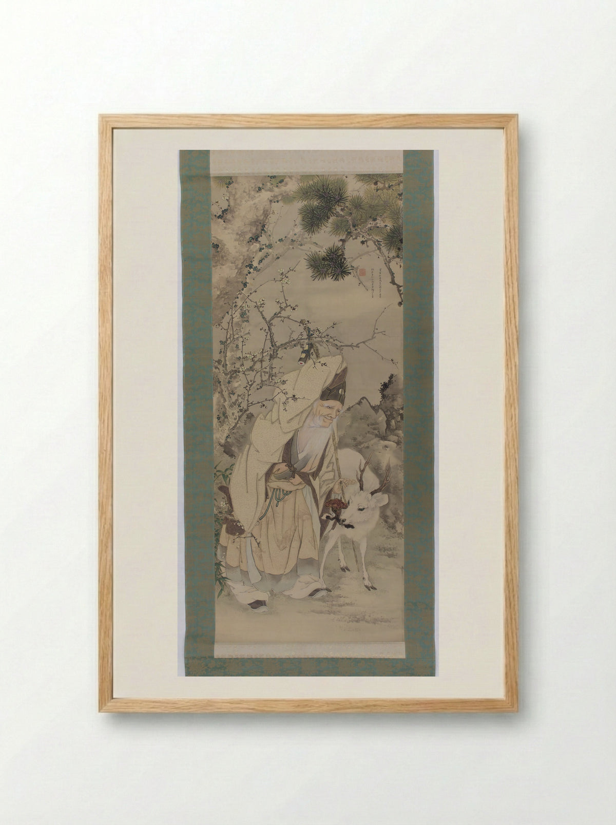 Jurōjin - Gan Ku - Framed Print Wood