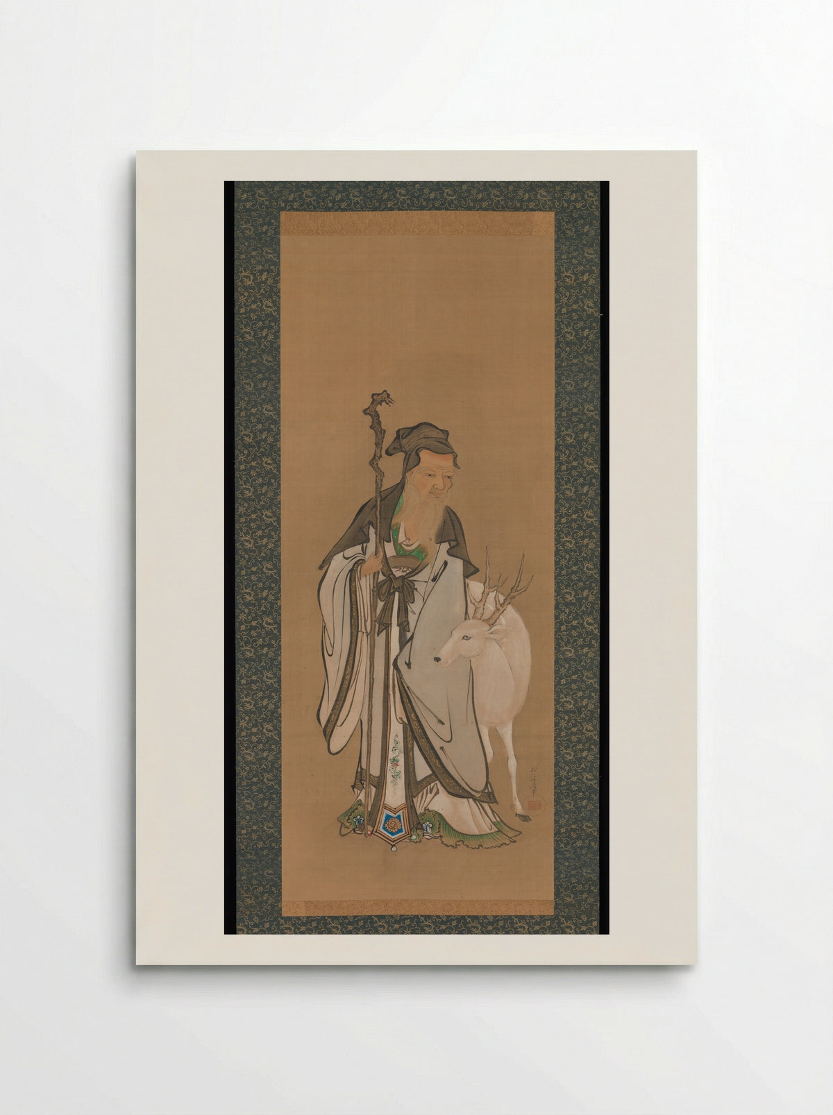 Jurōjin - Kano Tanshin (Moromichi) - Poster