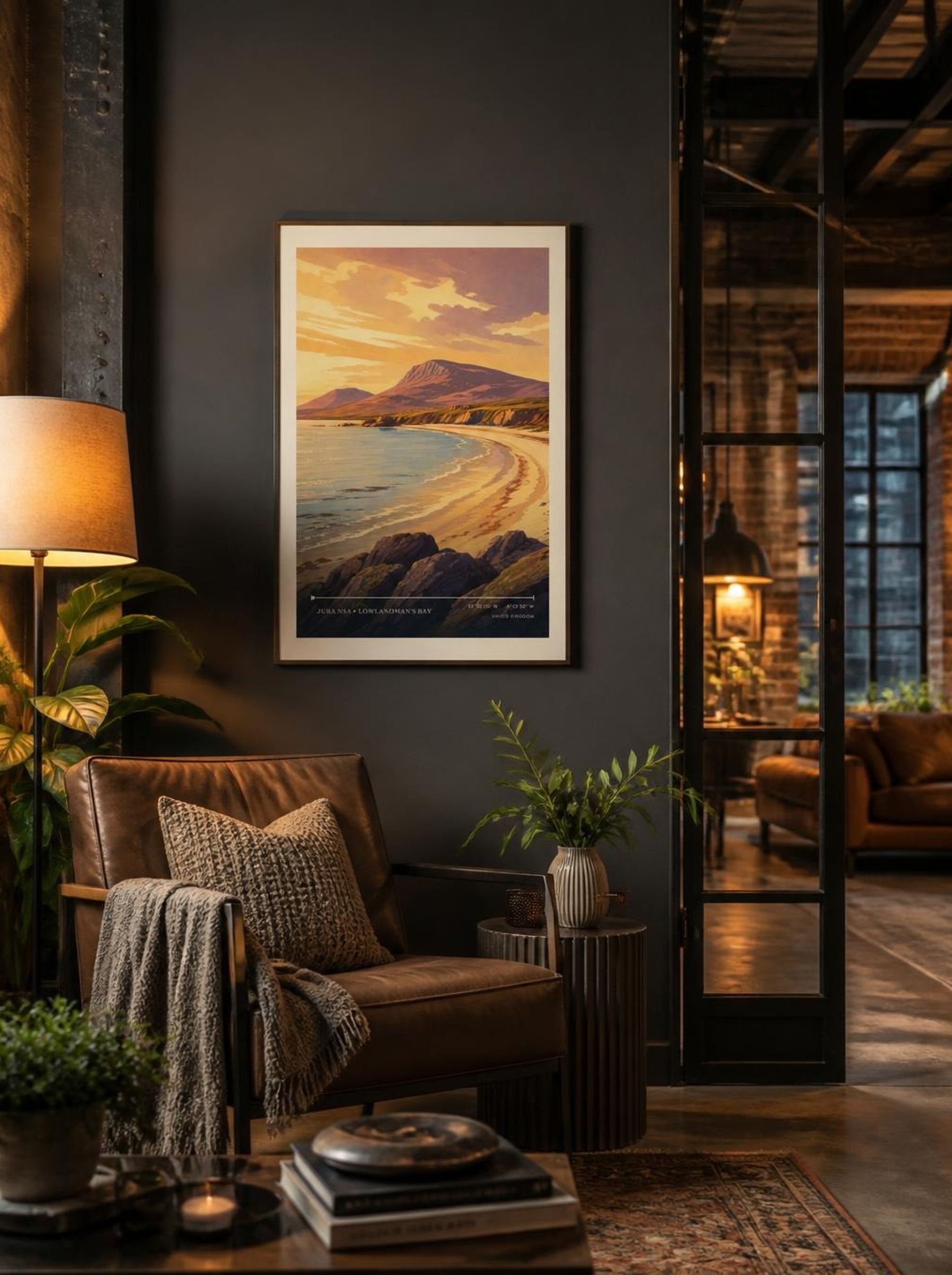 Jura NSA • Lowlandman's Bay United Kingdom Travel Poster - Lifestyle