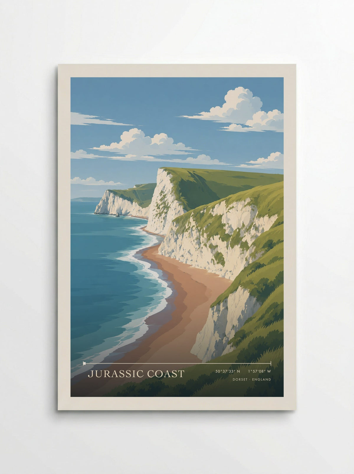 Jurassic Coast, Dorset | Travel Poster - Poster