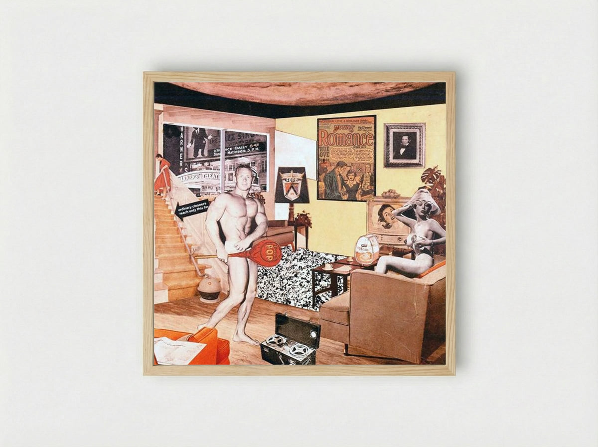 Just what is it that makes today's homes so different, so appealing? - Richard Hamilton - Framed Print Wood