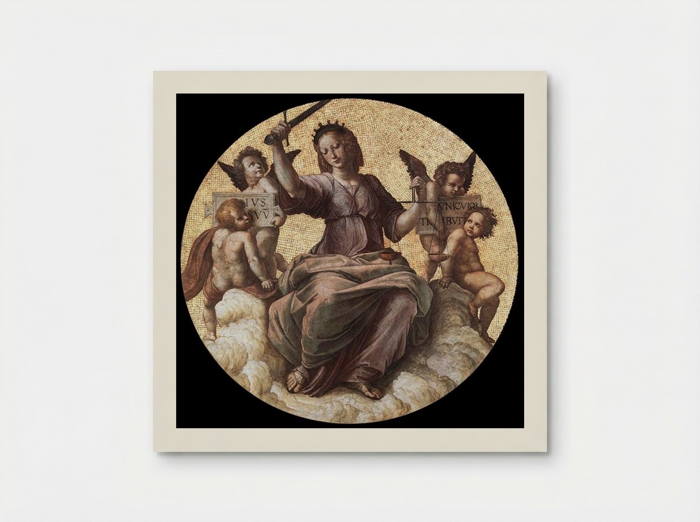 Justice (Stanza della Segnatura) - Raphael - Poster