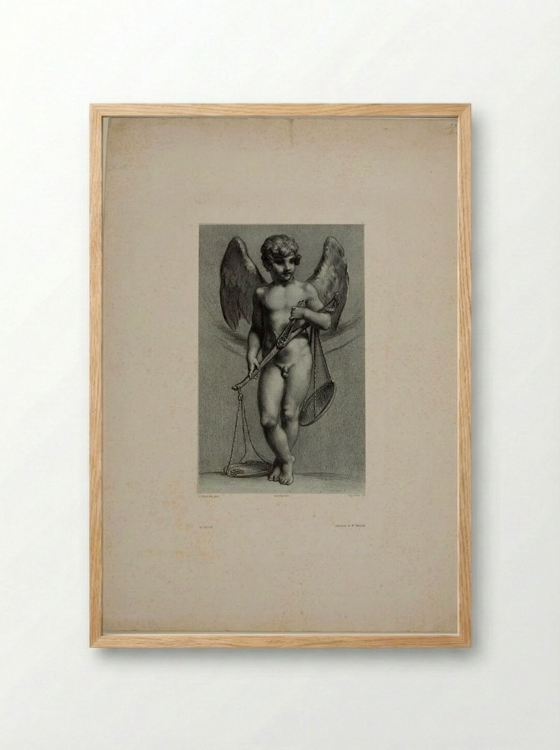 Justice - Eugène Leroux - Framed Print Wood