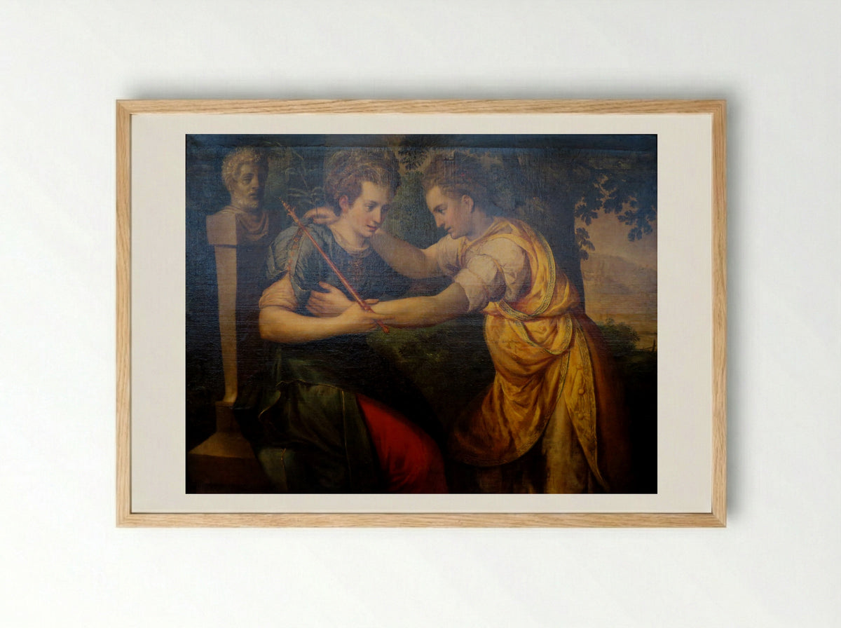 Justice - Frans Floris - Framed Print Wood