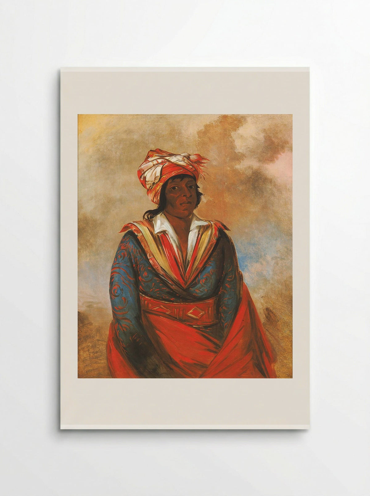 Kút-tee-o-túb-bee, How Did He Kill, a Noted Brave (Choctaw) - George Catlin - Poster