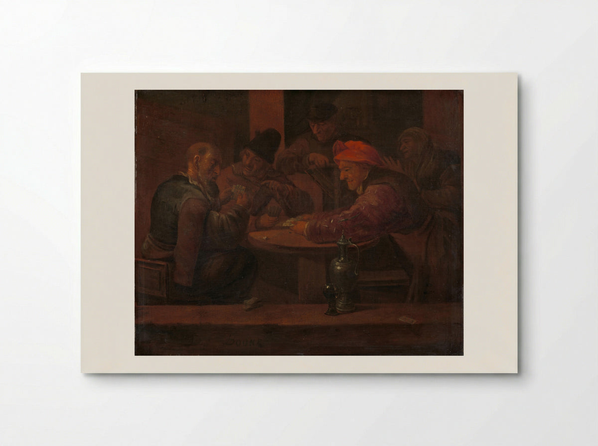 Kaartspelende mannen (Card Players) - Daniël Boone - Poster