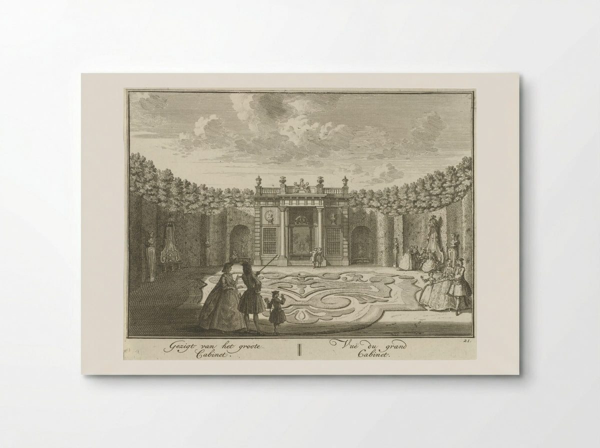 Kabinet in de tuin van Huis ter Meer te Maarssen - Hendrik de Leth - Poster