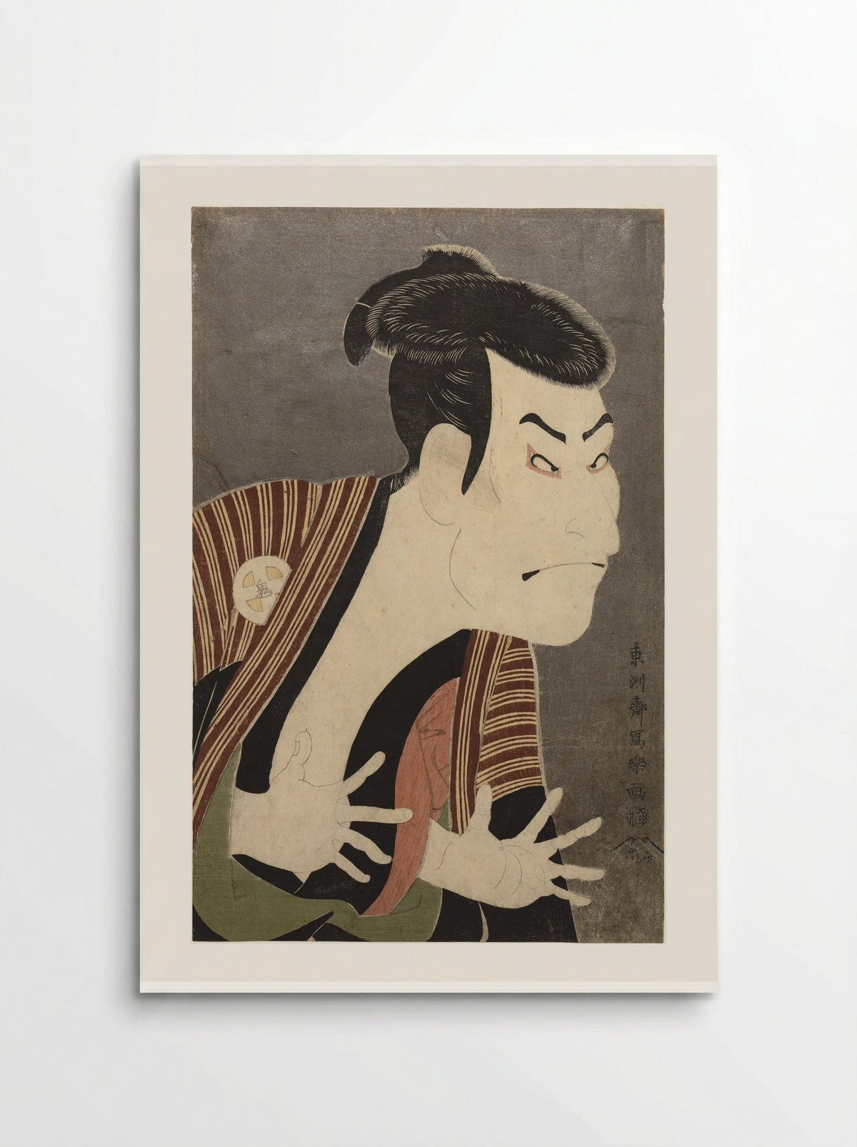 Kabuki Actor Ōtani Oniji III as Yakko Edobei - Tōshūsai Sharaku - Poster