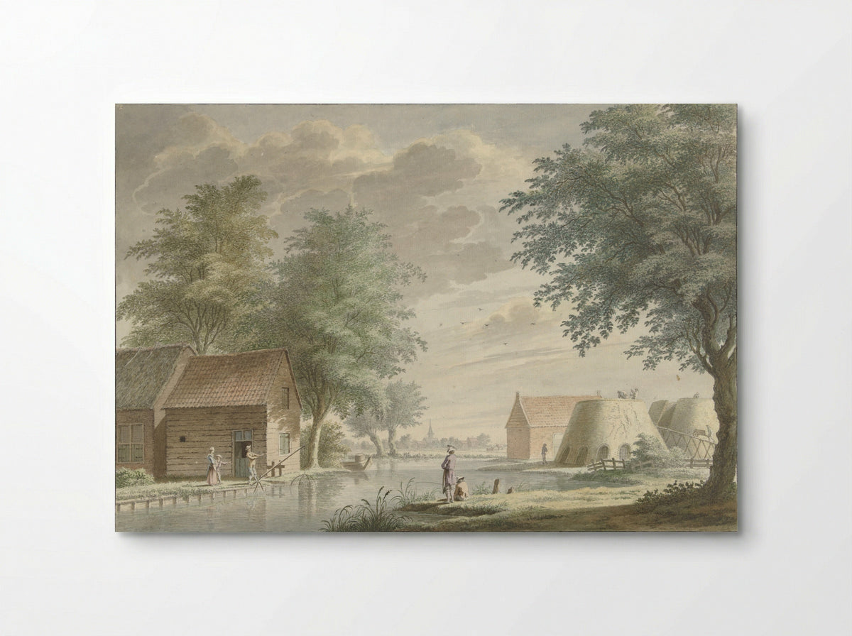 Kalkovens bij Hillegom - Gerard van Rossum - Poster