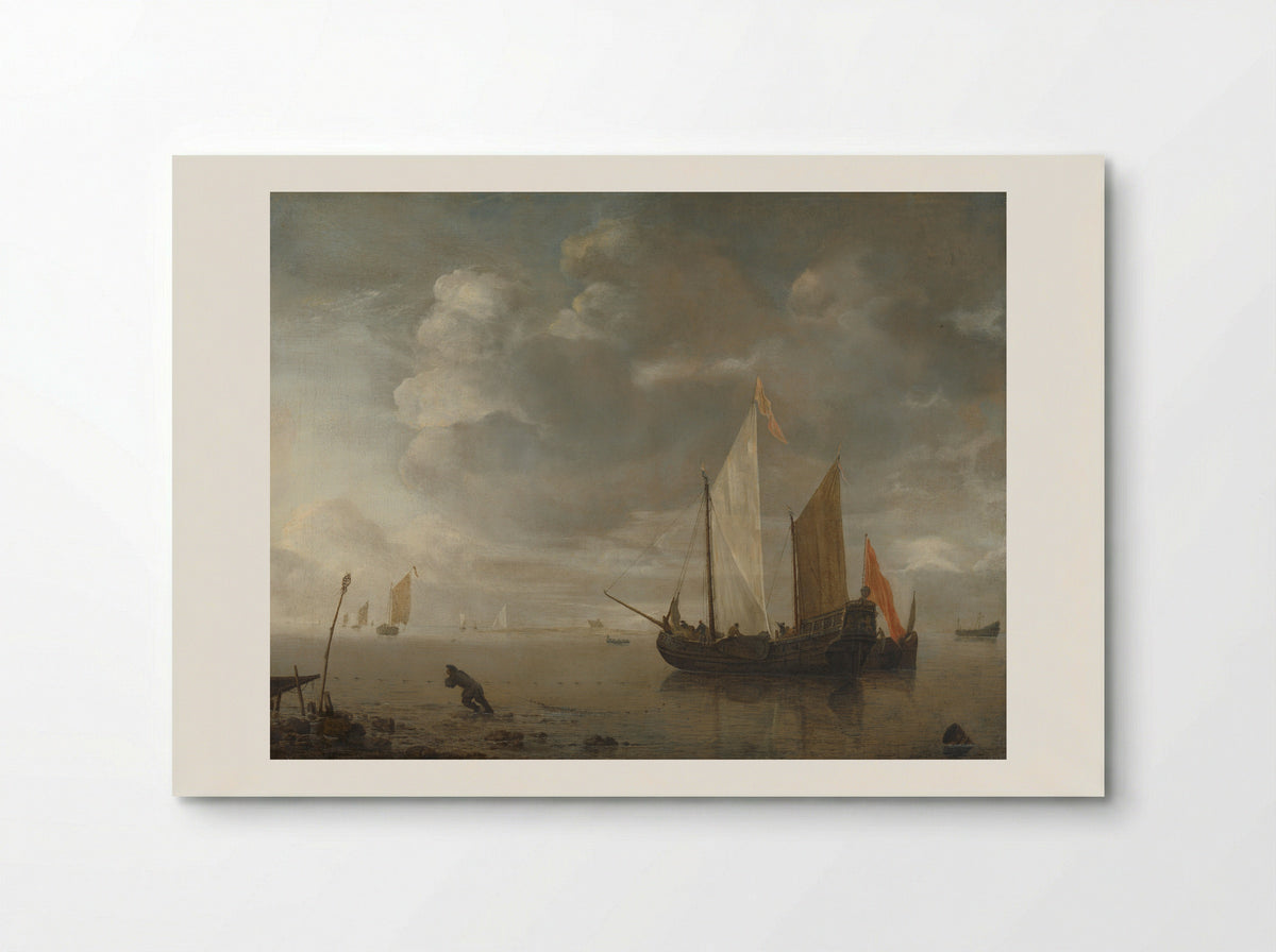 Kalme zee (Calm Sea) - Hendrick Jacobsz. Dubbels - Poster