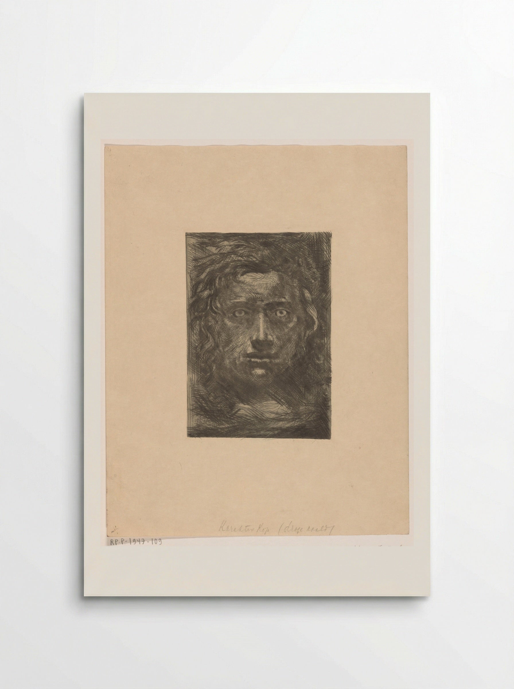 Karakterkop (Character Head) - Willem van Konijnenburg - Poster