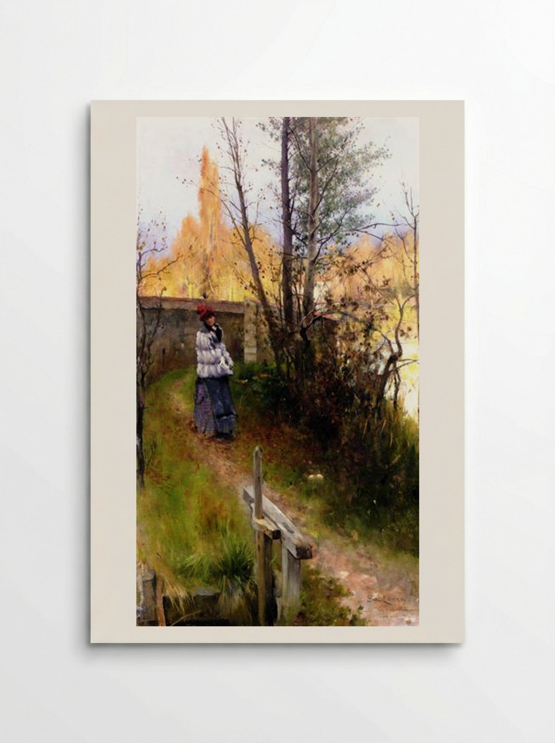 Karin in Autumn - Carl Larsson - Poster
