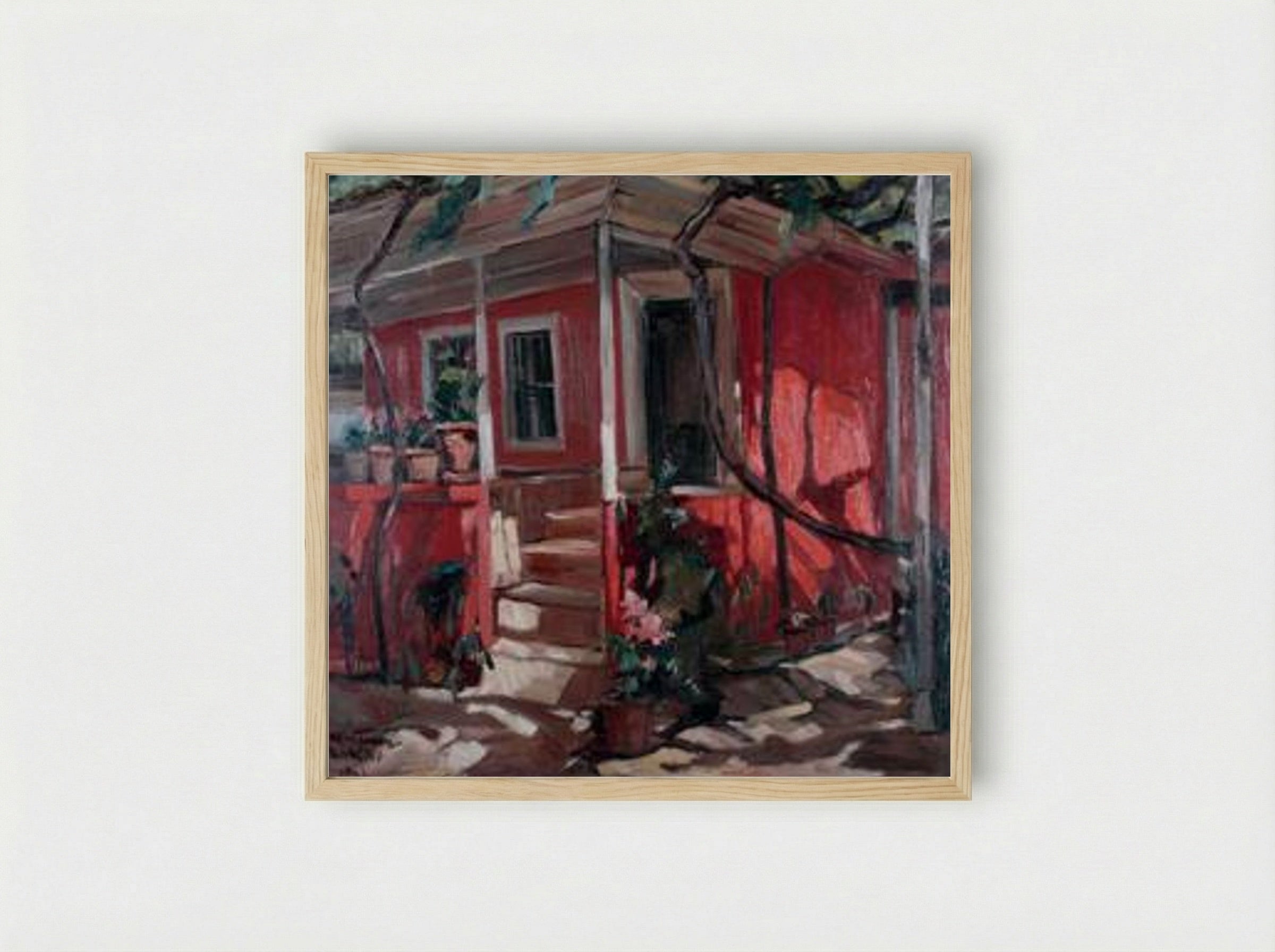 Karlovo Courtyard - Nikola Tanev - Framed Print Wood