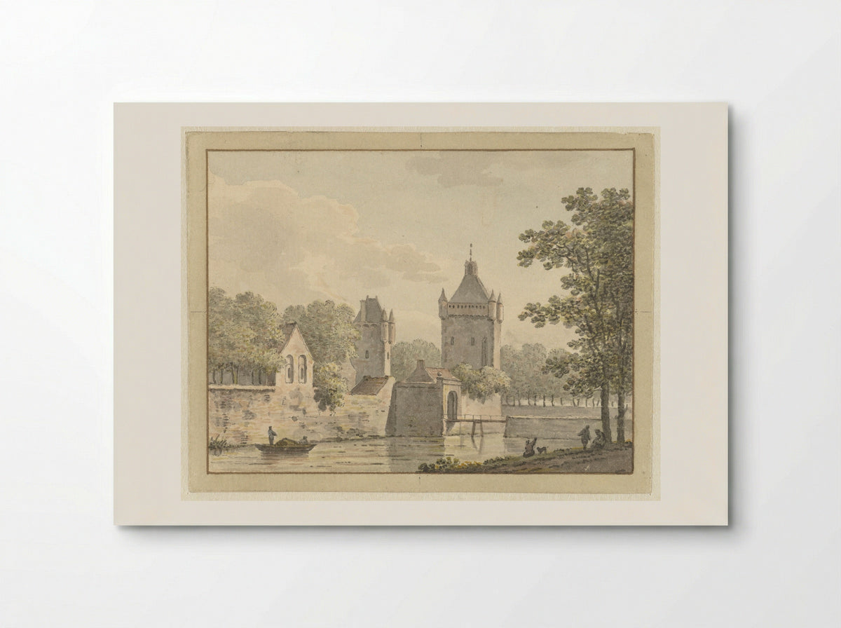 Kasteel De Pol te Vianen - Johann Heinrich Müntz - Poster