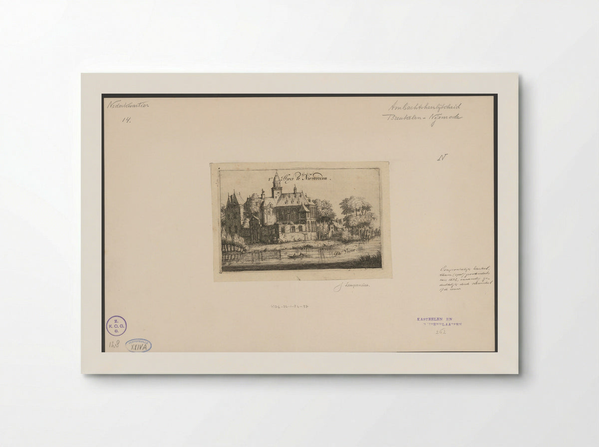 Kasteel Nijenrode aan de Vecht - Johannes Leupenius - Poster