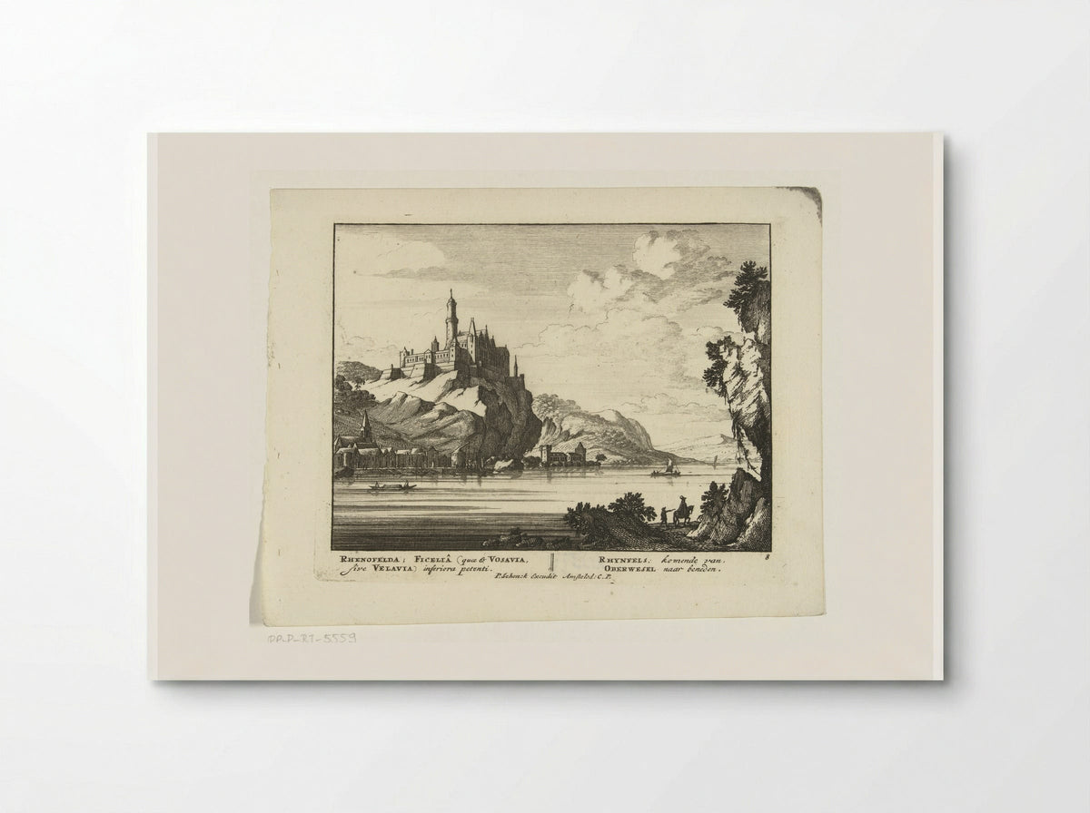Kasteel Rheinfels aan de Rijn - Jan van Call (I) - Poster