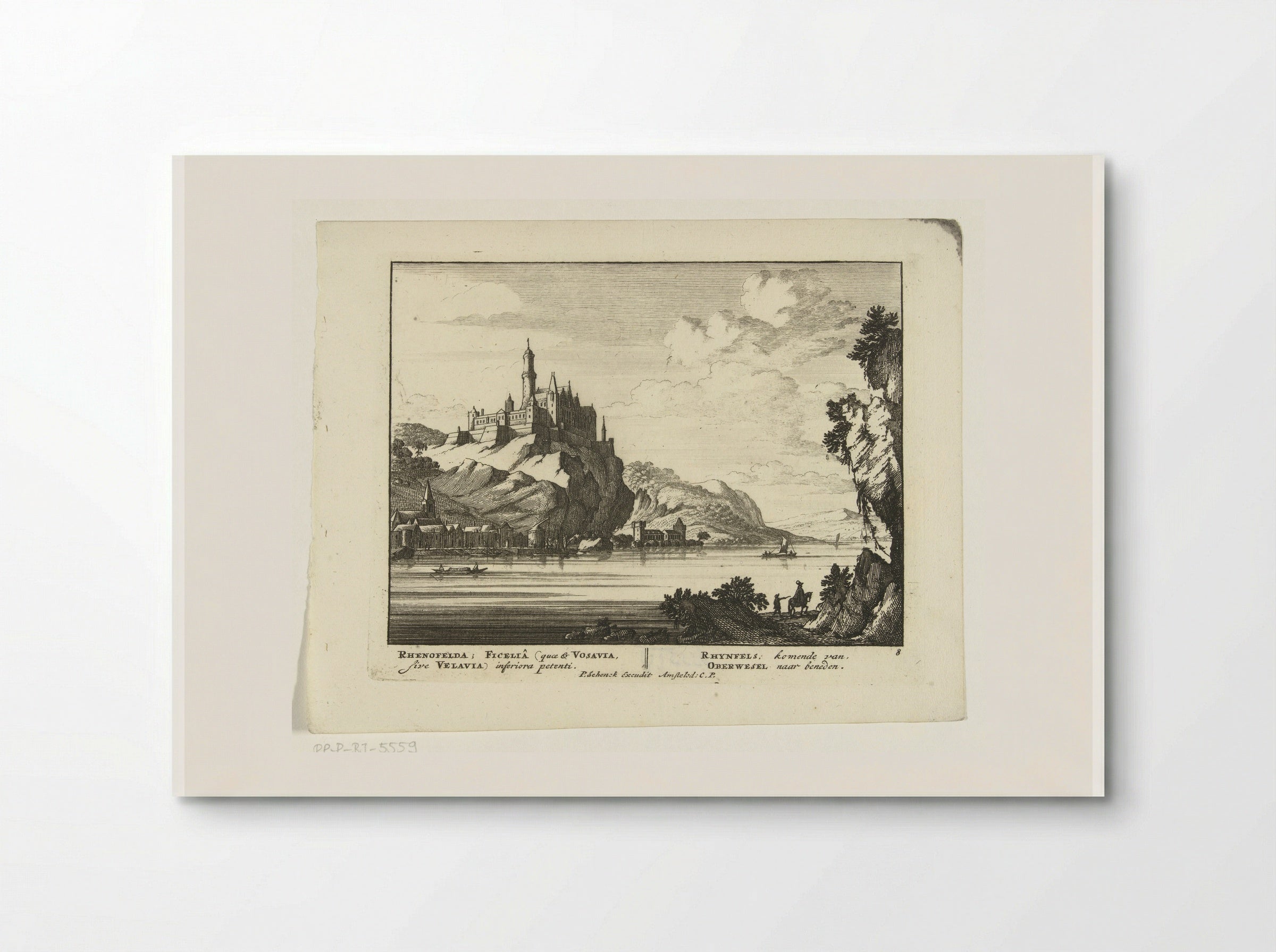 Kasteel Rheinfels aan de Rijn - Jan van Call (I) - Poster
