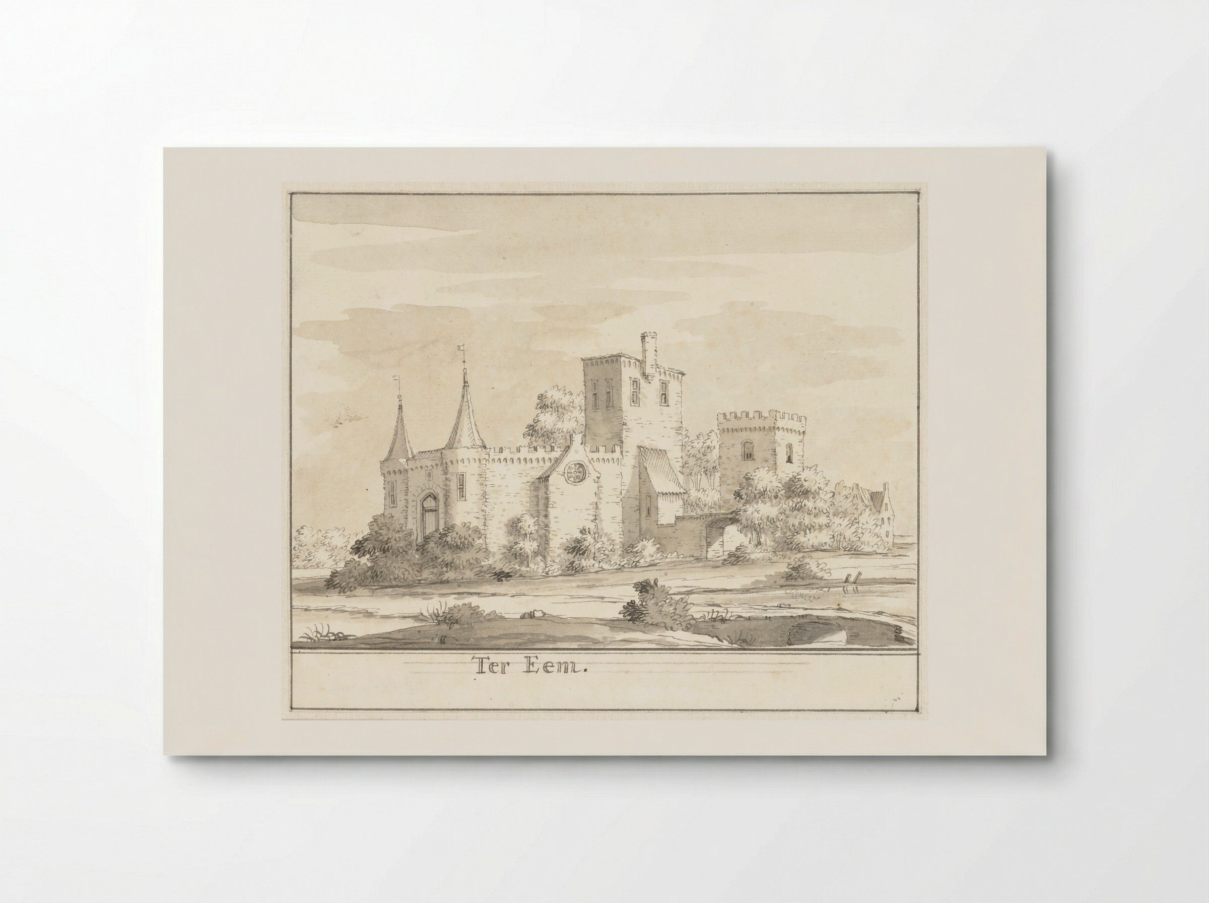 Kasteel Ter Eem - Jacobus Stellingwerff - Poster