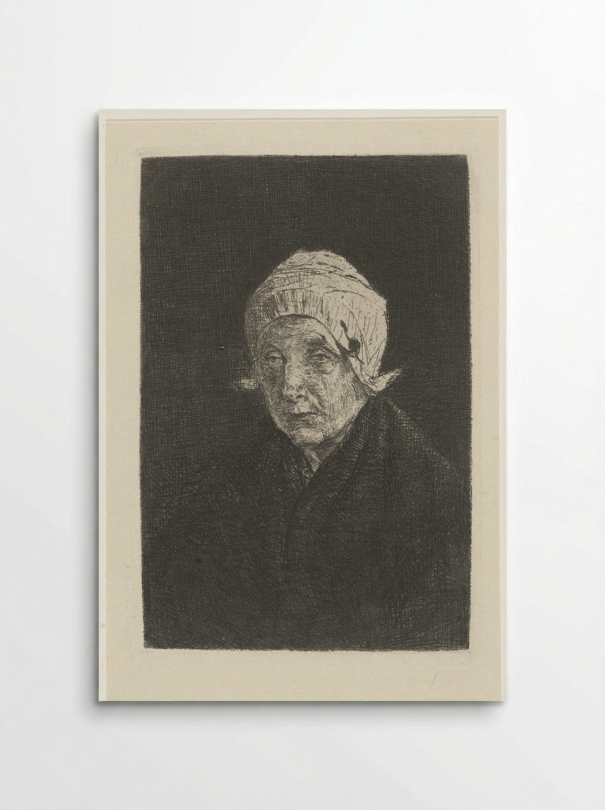 Katwijkse oude vrouw - Jozef Israëls - Poster
