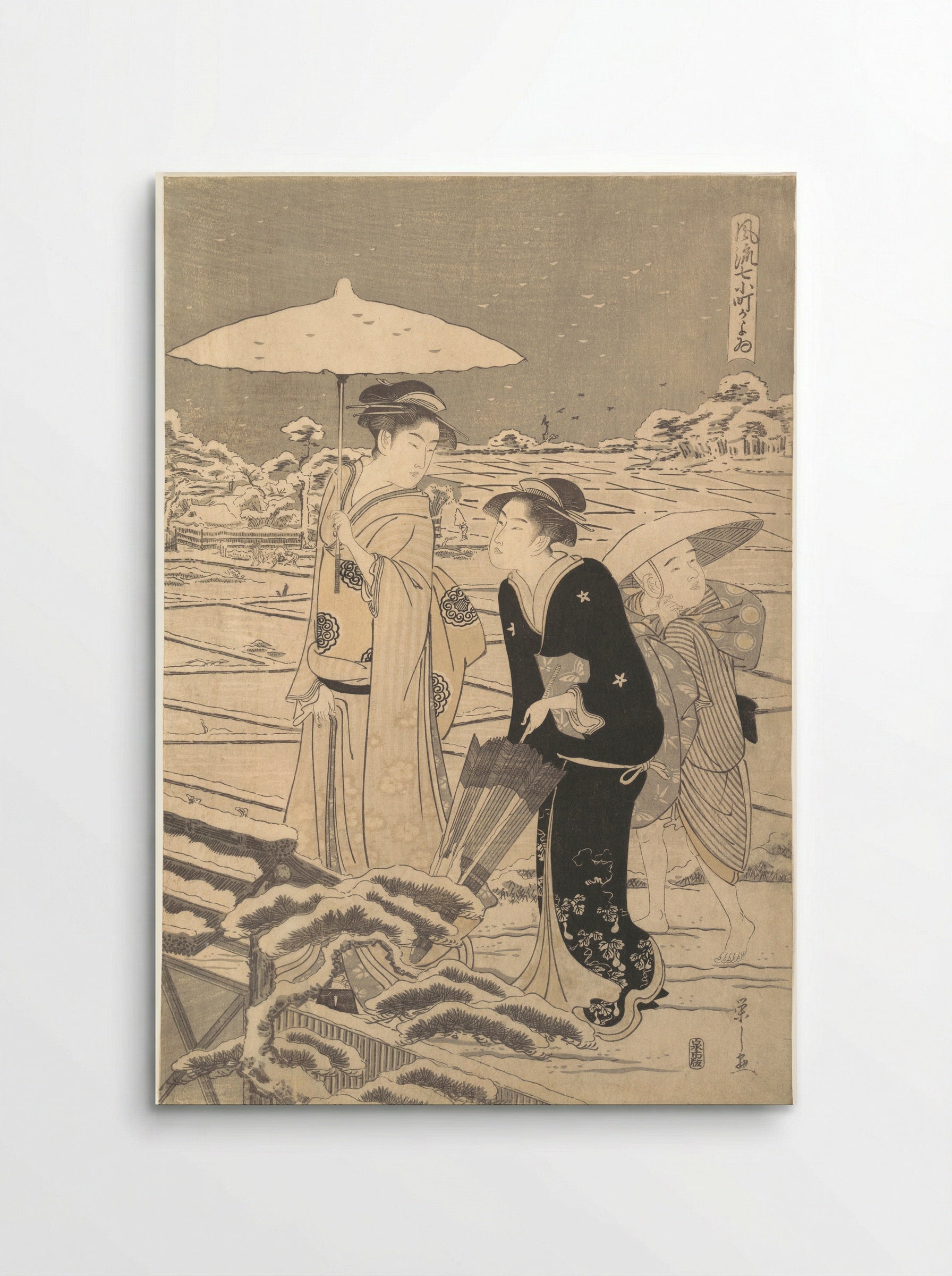 Kayoi Komachi - Chōbunsai Eishi - Poster