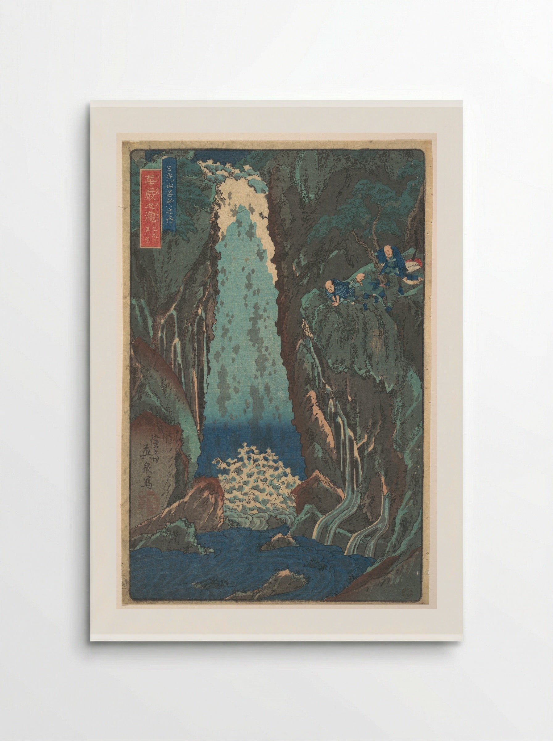 Kegon Waterfall - Keisai Eisen - Poster