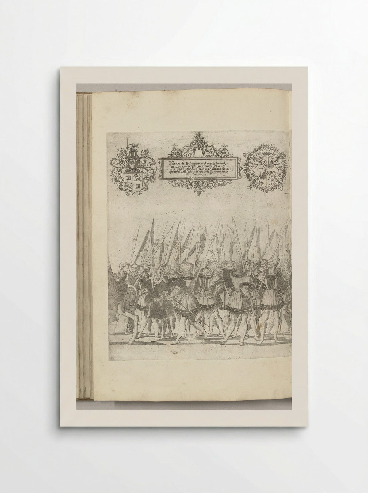 Keizerlijke garde, plaat DD - Nicolaas Hogenberg - Poster