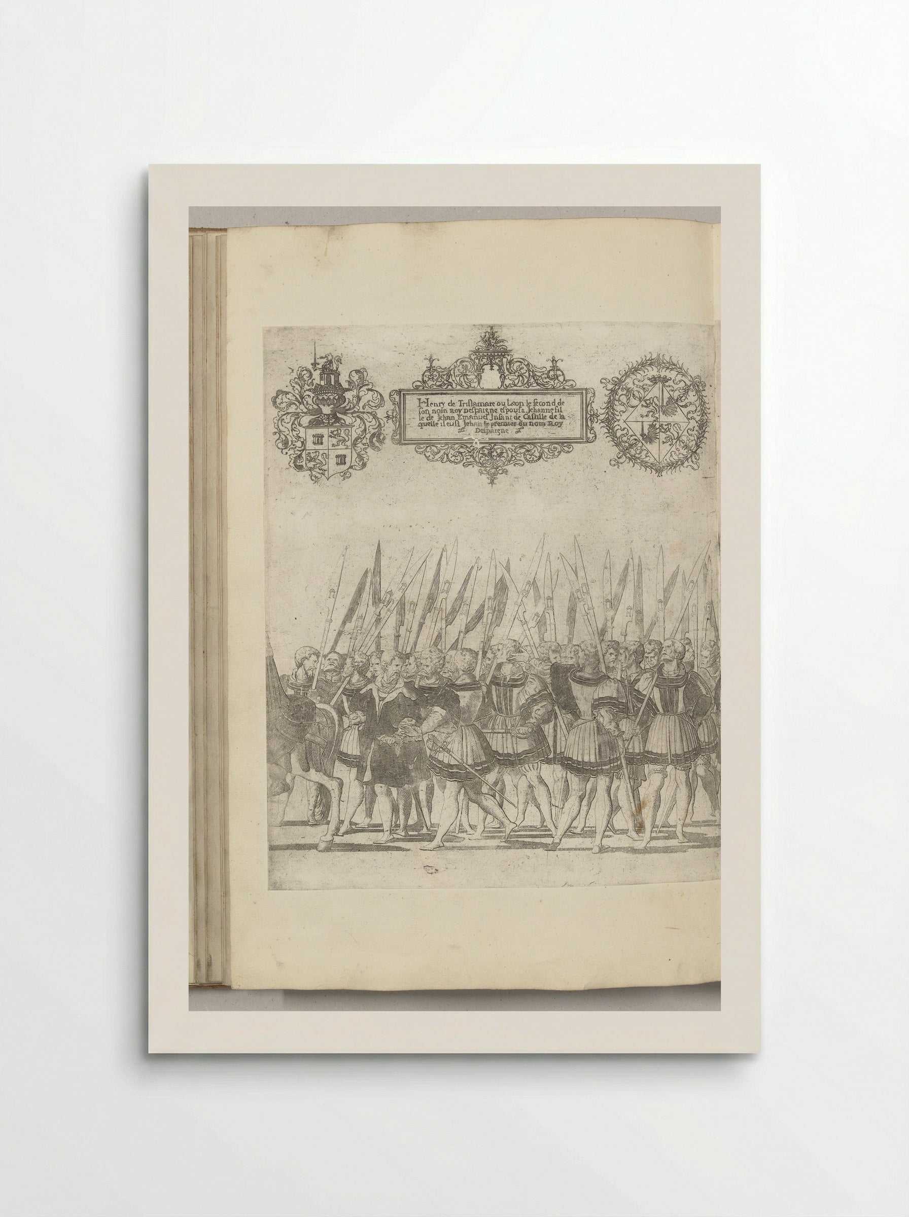 Keizerlijke garde, plaat DD - Nicolaas Hogenberg - Poster