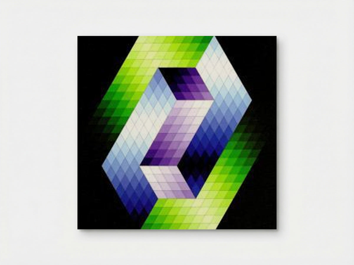 Keple Gestalt - Victor Vasarely - Poster