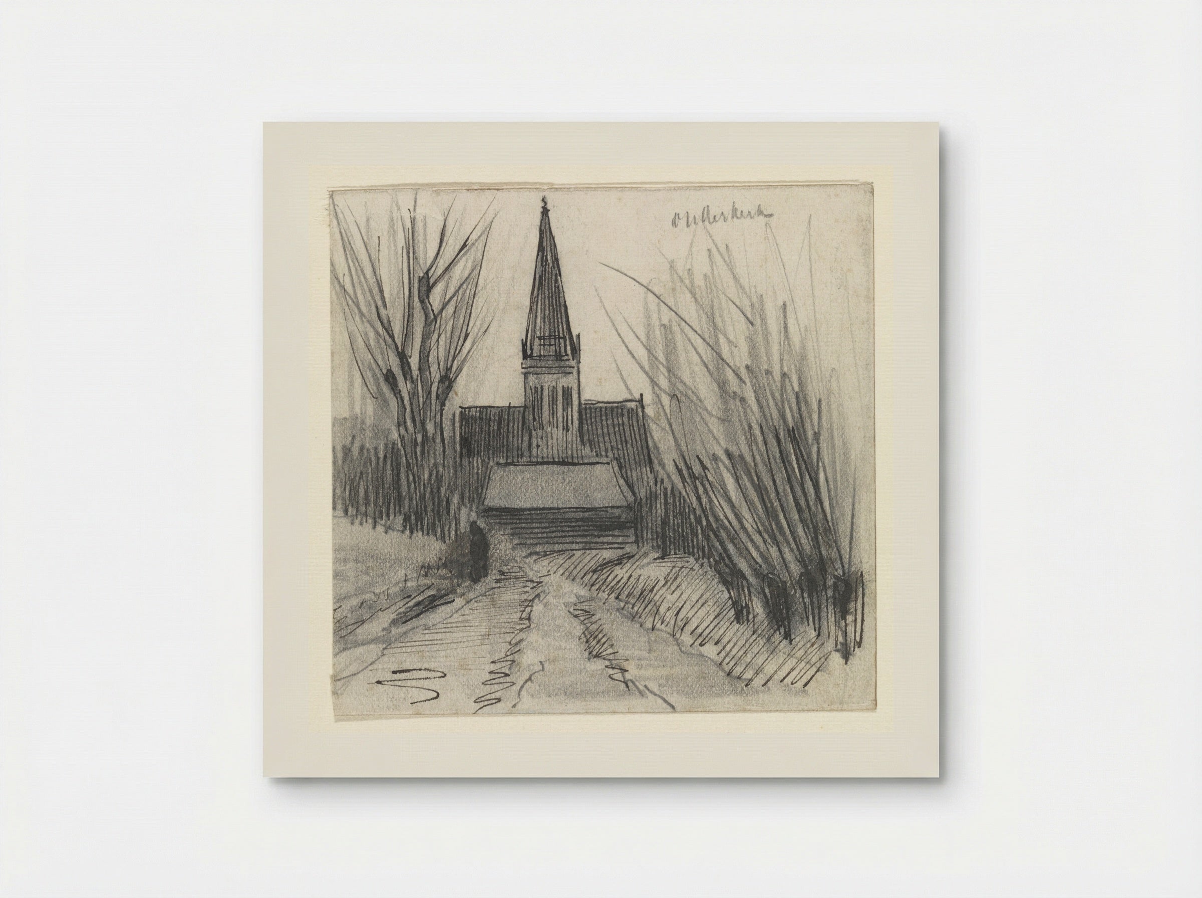 Kerk van Ouderkerk - Jan van Essen - Poster