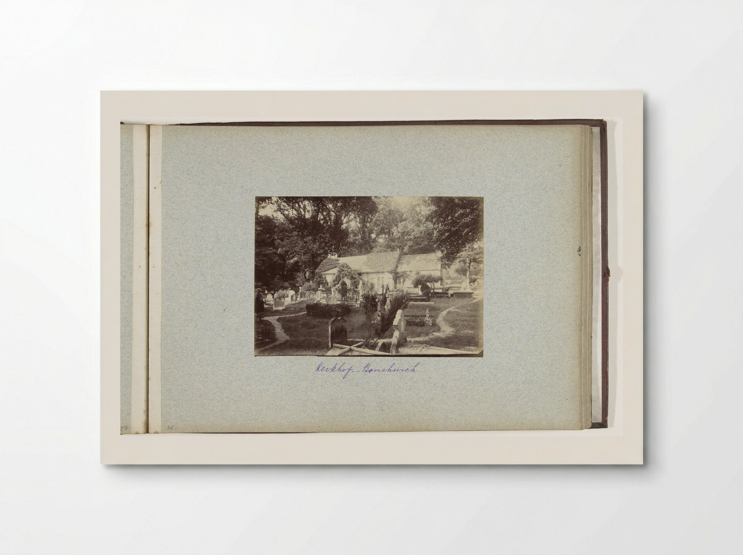 Kerkhof van de Old Saint Boniface Church te Bonchurch - Henry Pauw van Wieldrecht - Poster