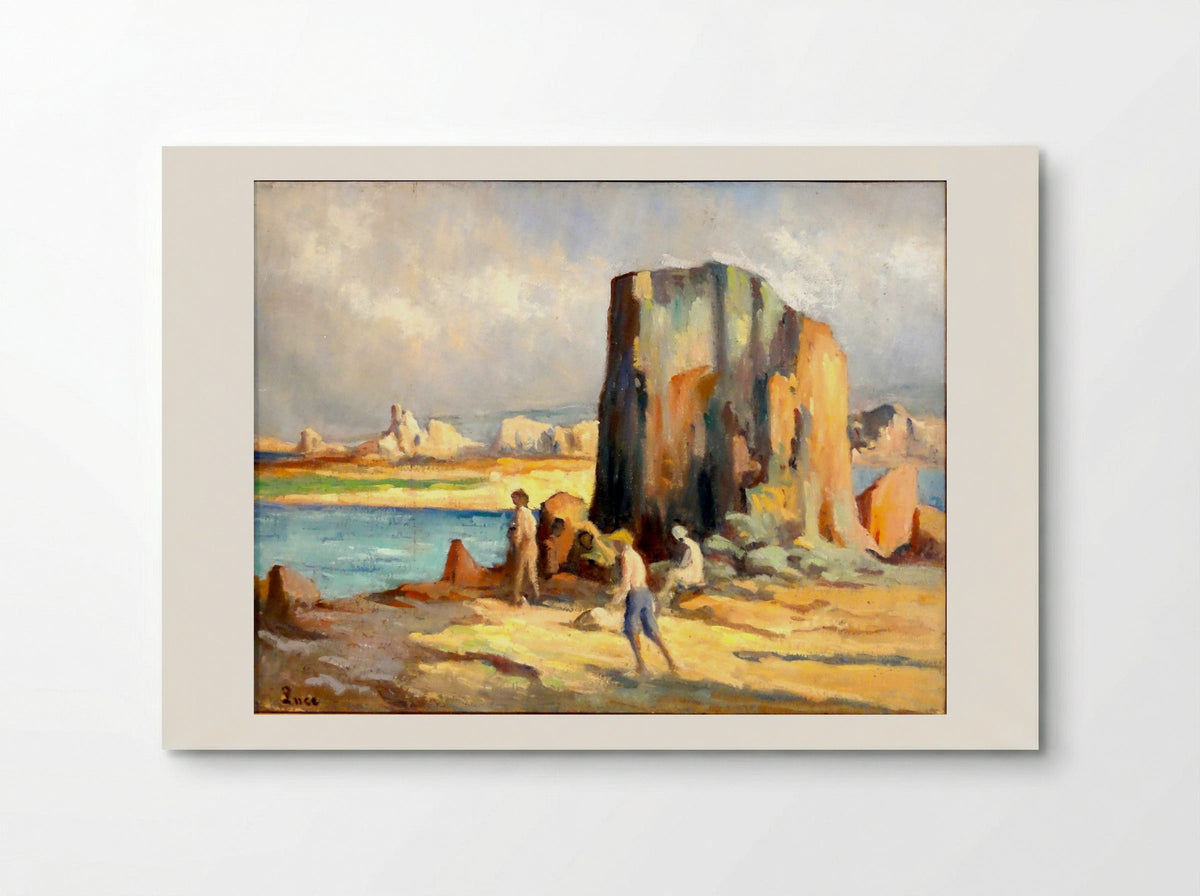 Kermouster, La Plage - Maximilien Luce - Poster