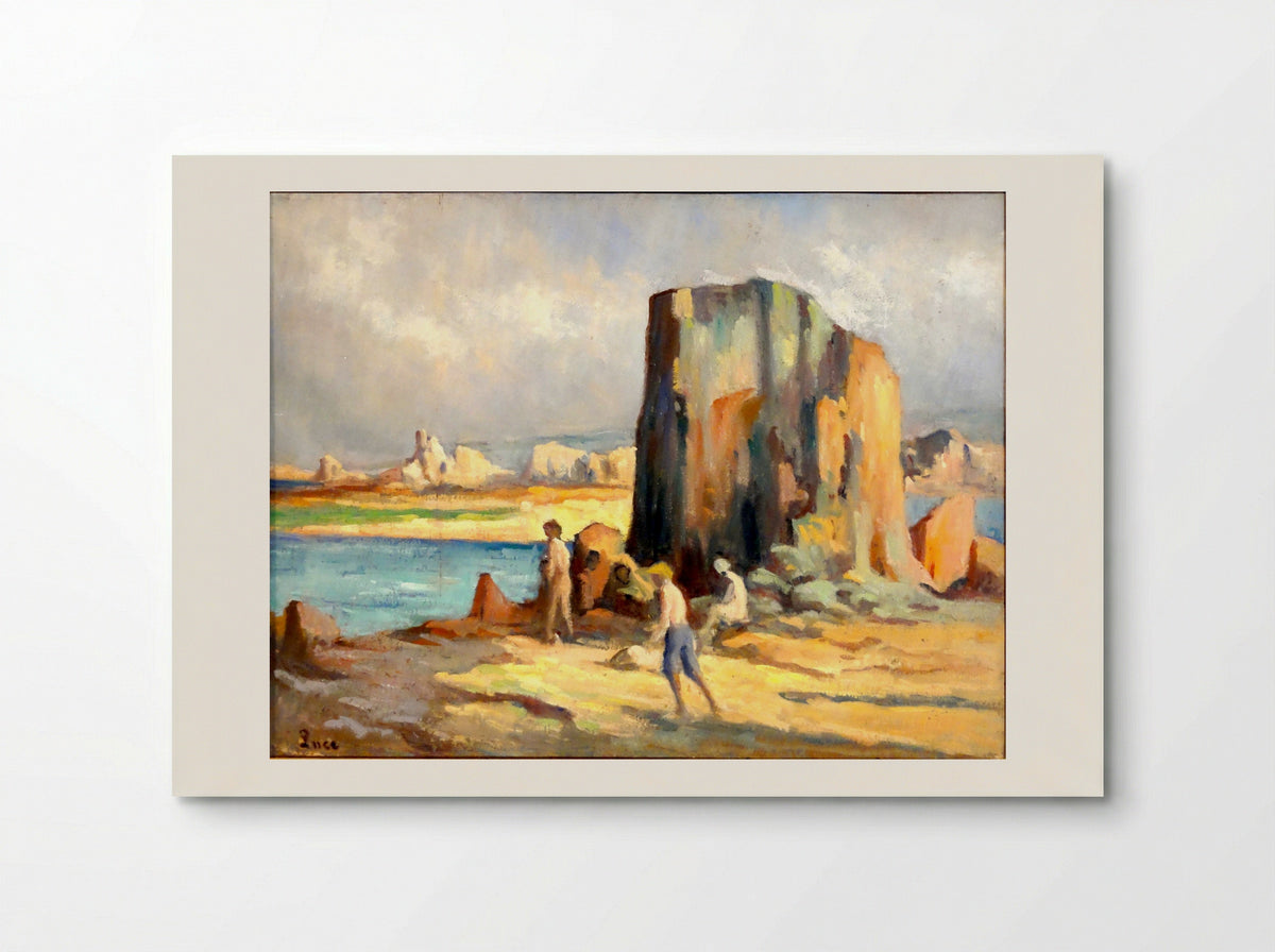 Kermouster, La Plage - Maximilien Luce - Poster