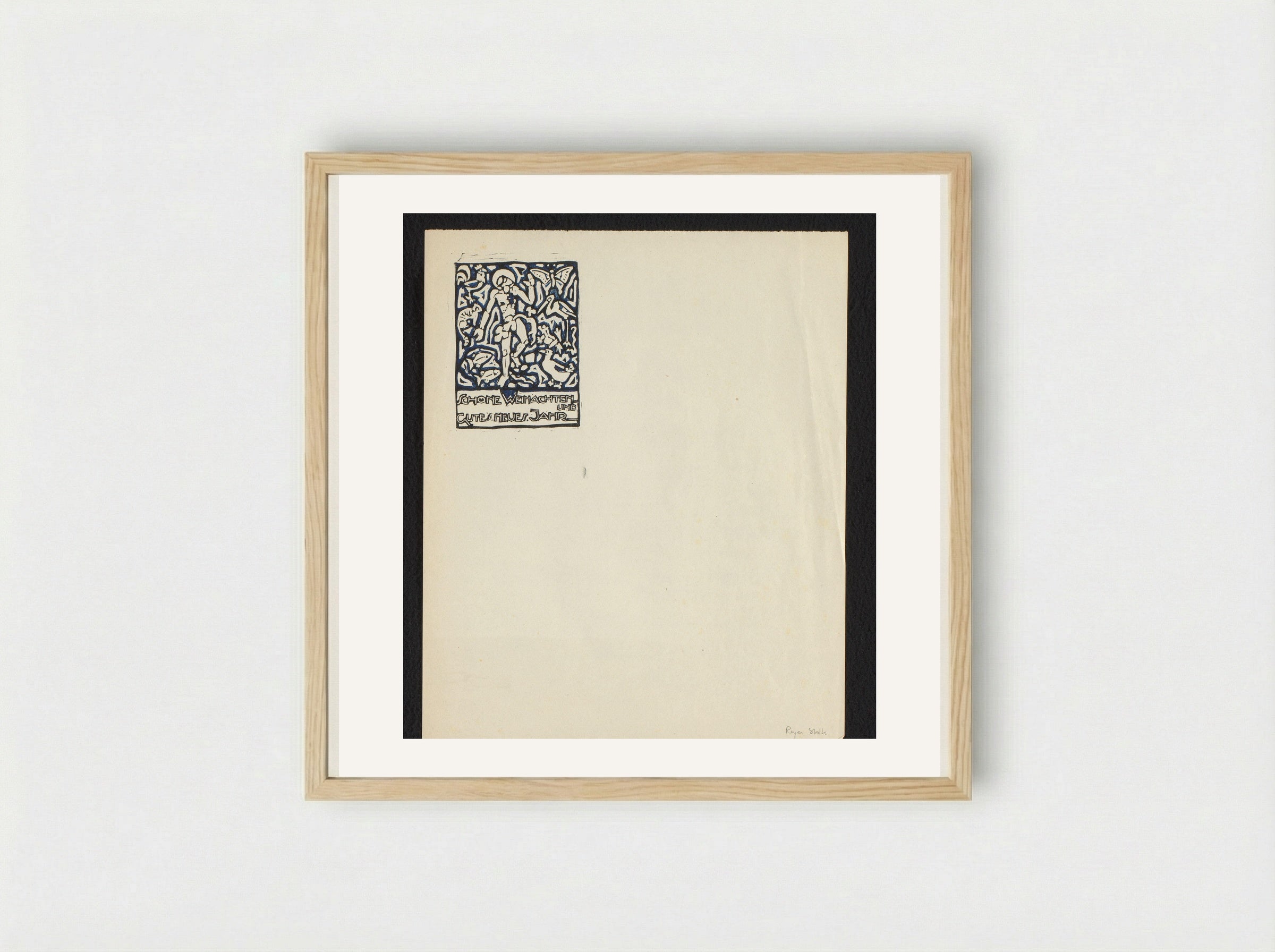 Kerst- en nieuwjaarswens - Reijer Stolk - Framed Print Wood