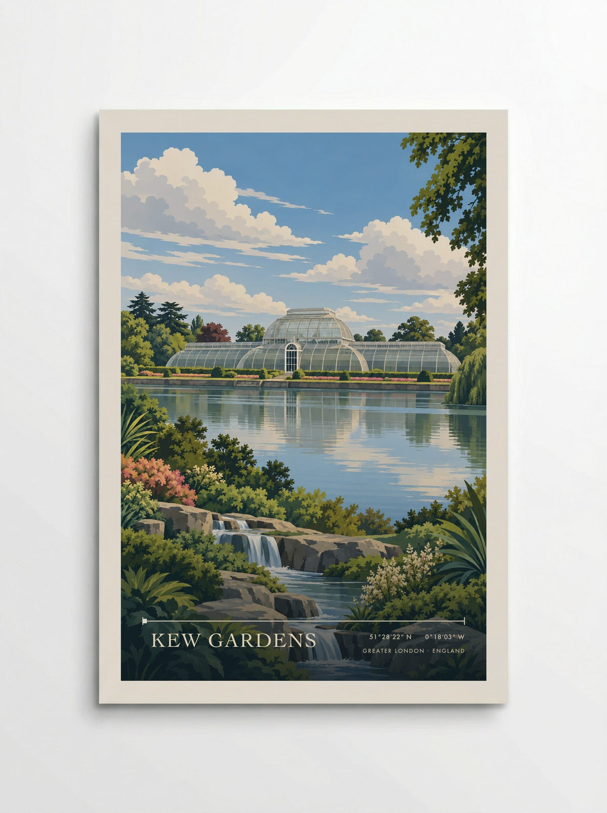 Kew Gardens, Greater London | Travel Poster - Poster