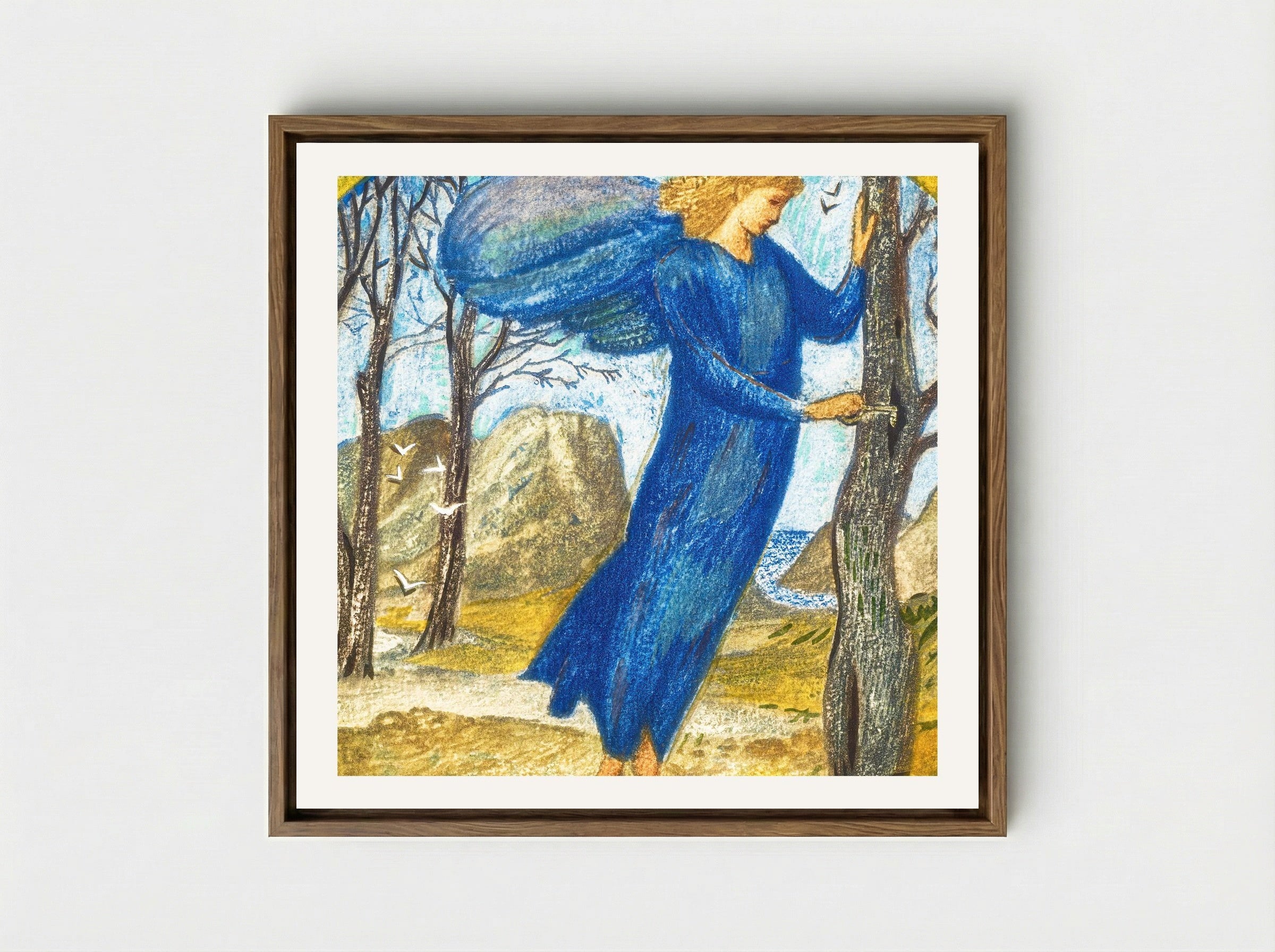 Key of Spring - Edward Burne-Jones - Framed Canvas Wood