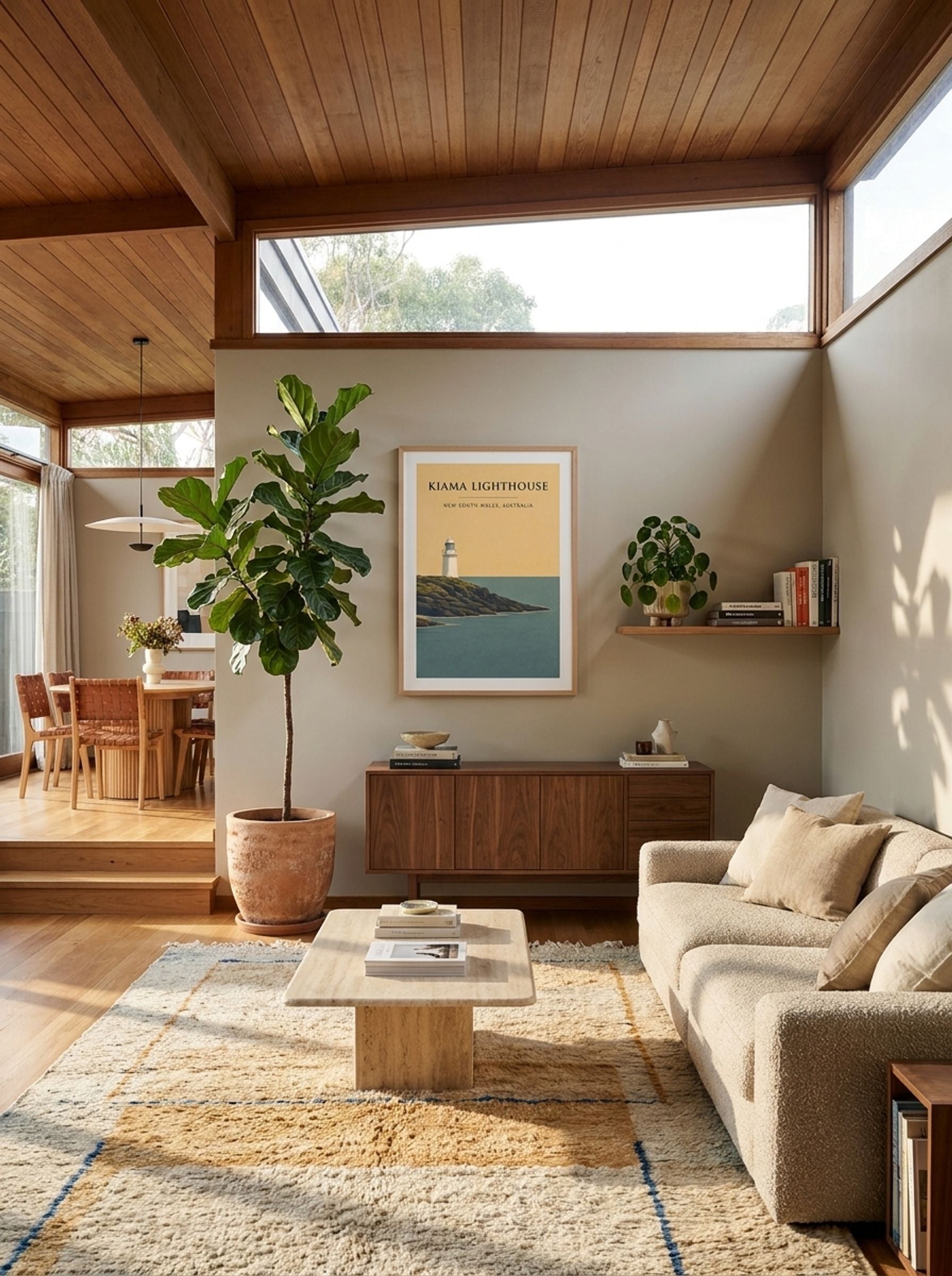 Kiama Lighthouse Travel Poster Artwork - Lifestyle