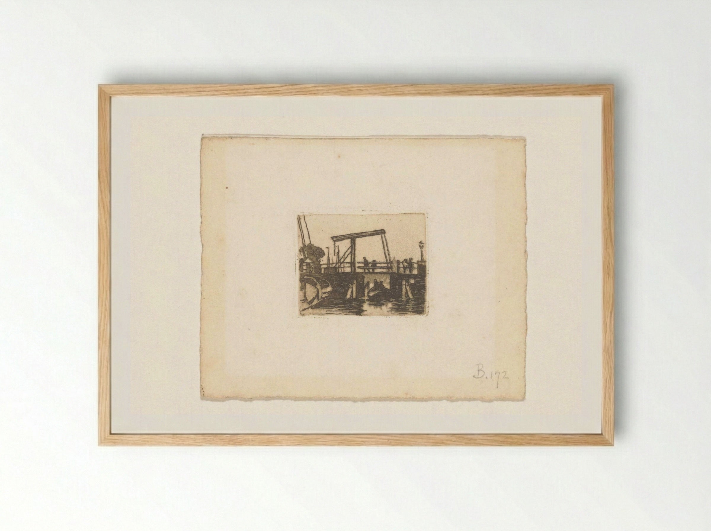 Kikkerbilsluis in Amsterdam - Willem Witsen - Framed Print Wood