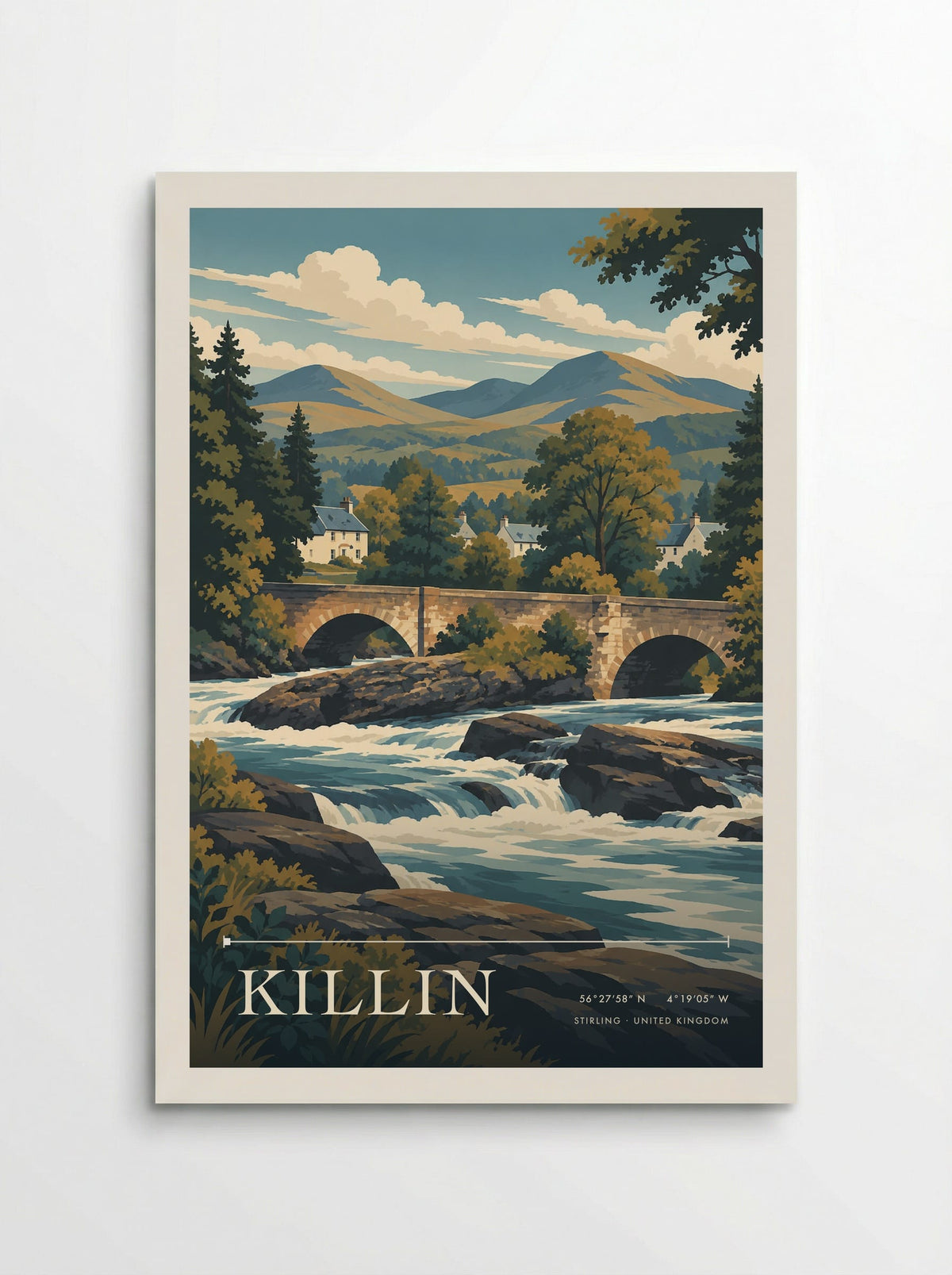 Killin, Stirling | Travel Poster - Poster