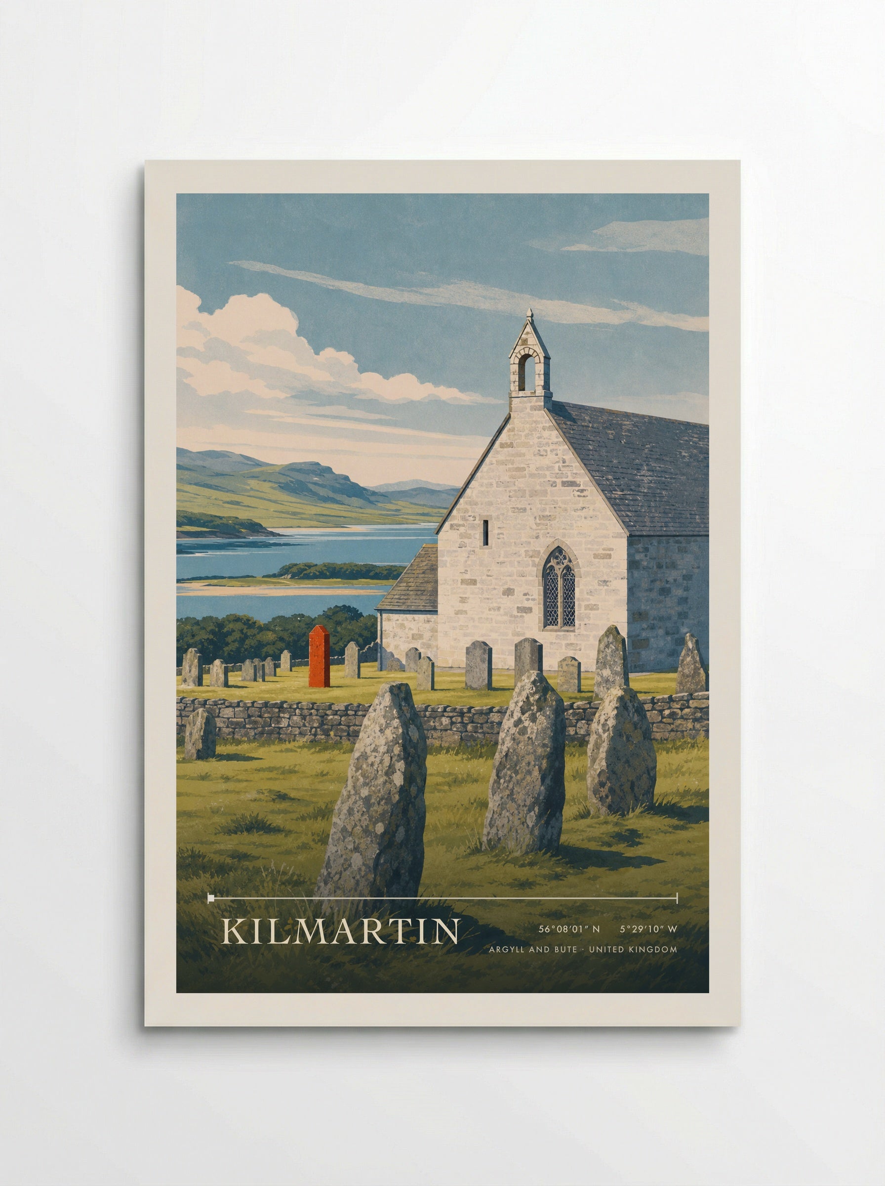 Kilmartin Argyll and Bute United Kingdom Travel Poster - Poster